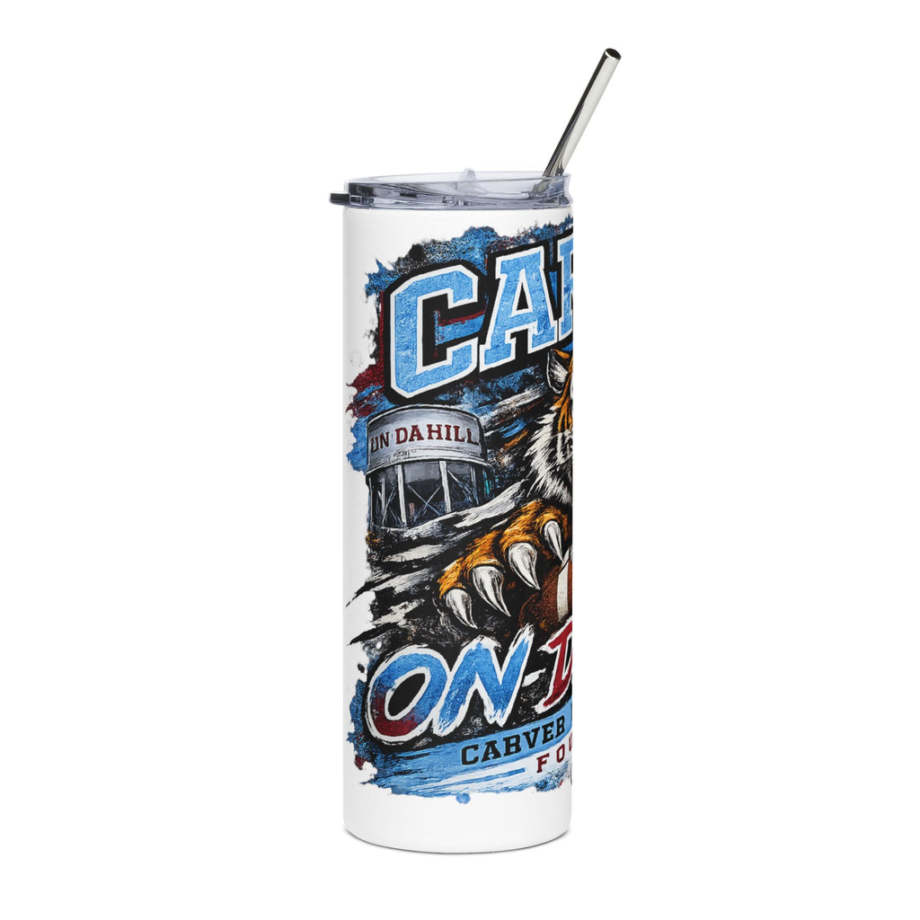Carver High School Tigers "On Da Hill" 20oz Stainless Steel Tumbler