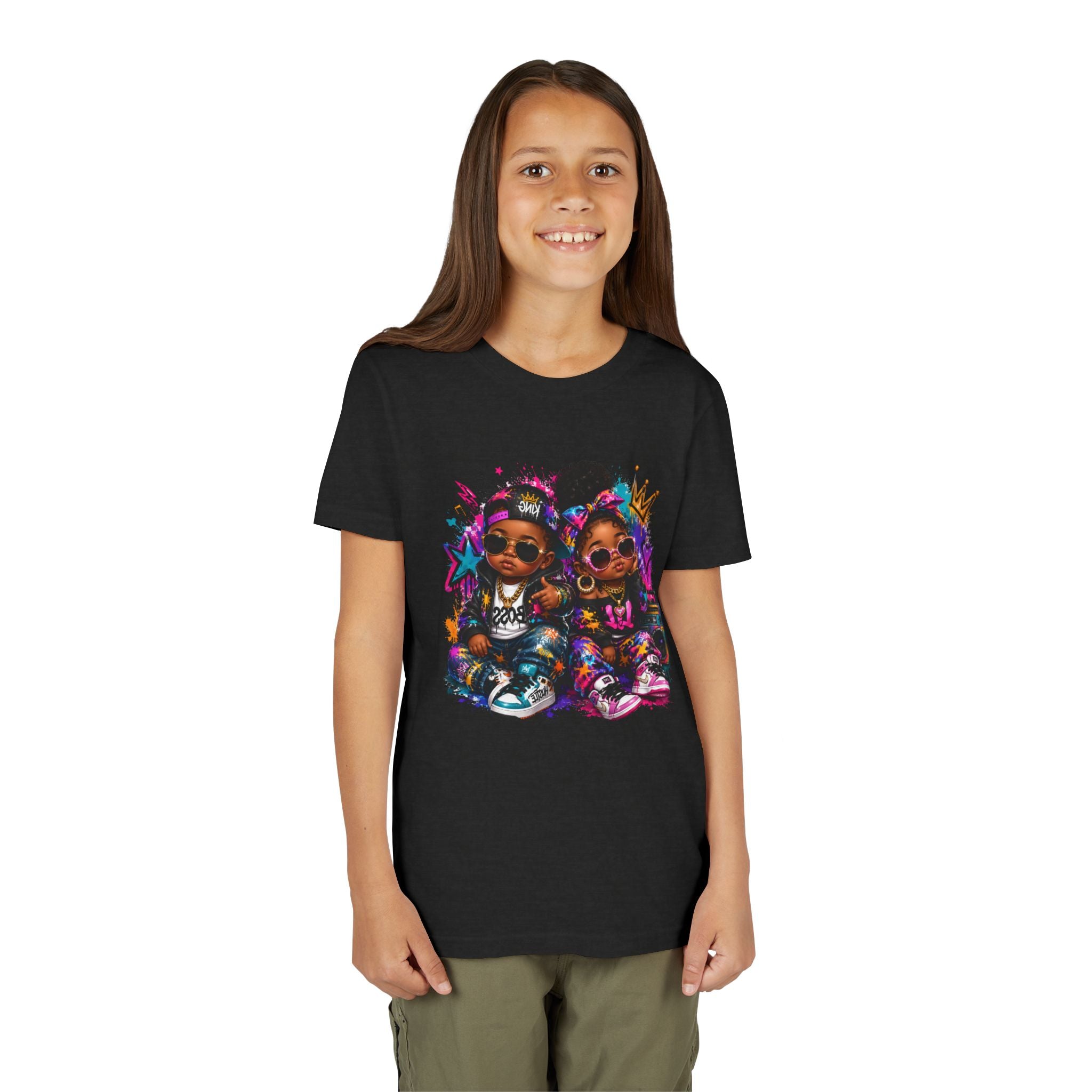 Lil King & Queen T-Shirt | Hip Hop Baby Graphic Tee | Urban Kids Streetwear Shirt