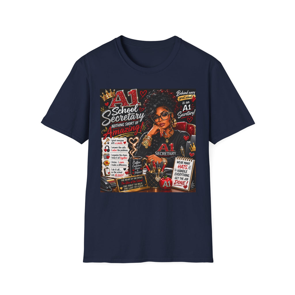 A1 School Secretary Graphic T-Shirt — Nothing Short of Amazing