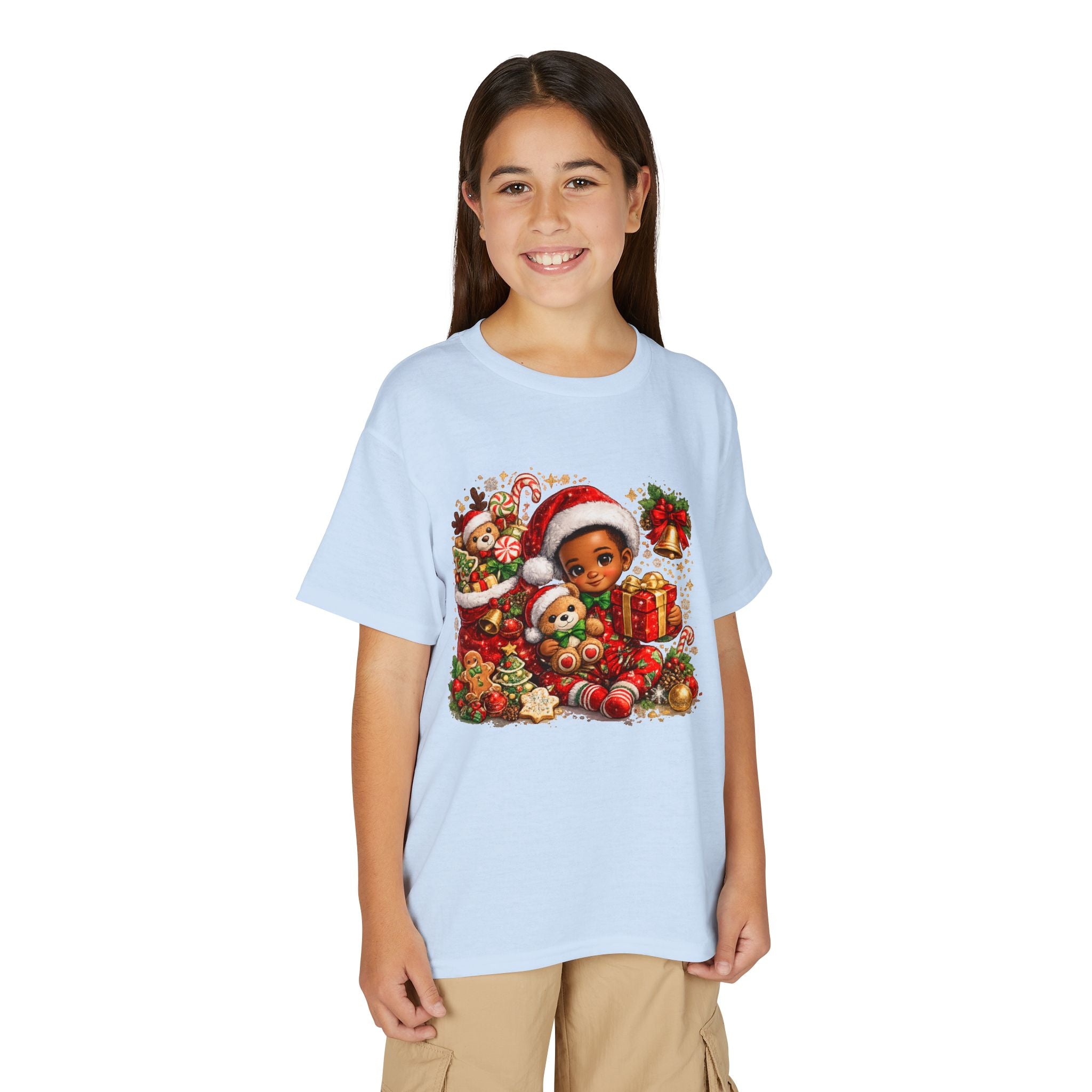Black Boy Christmas Shirt – Melanin Kids Holiday Tee | Christmas Gift for Boys
