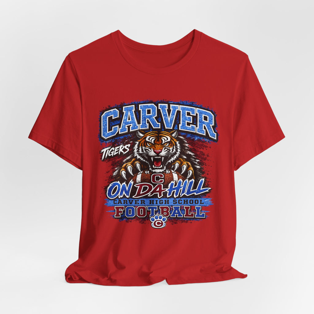 Carver Tigers On Da Hill T-Shirt | Carver High School Football Graphic Tee
