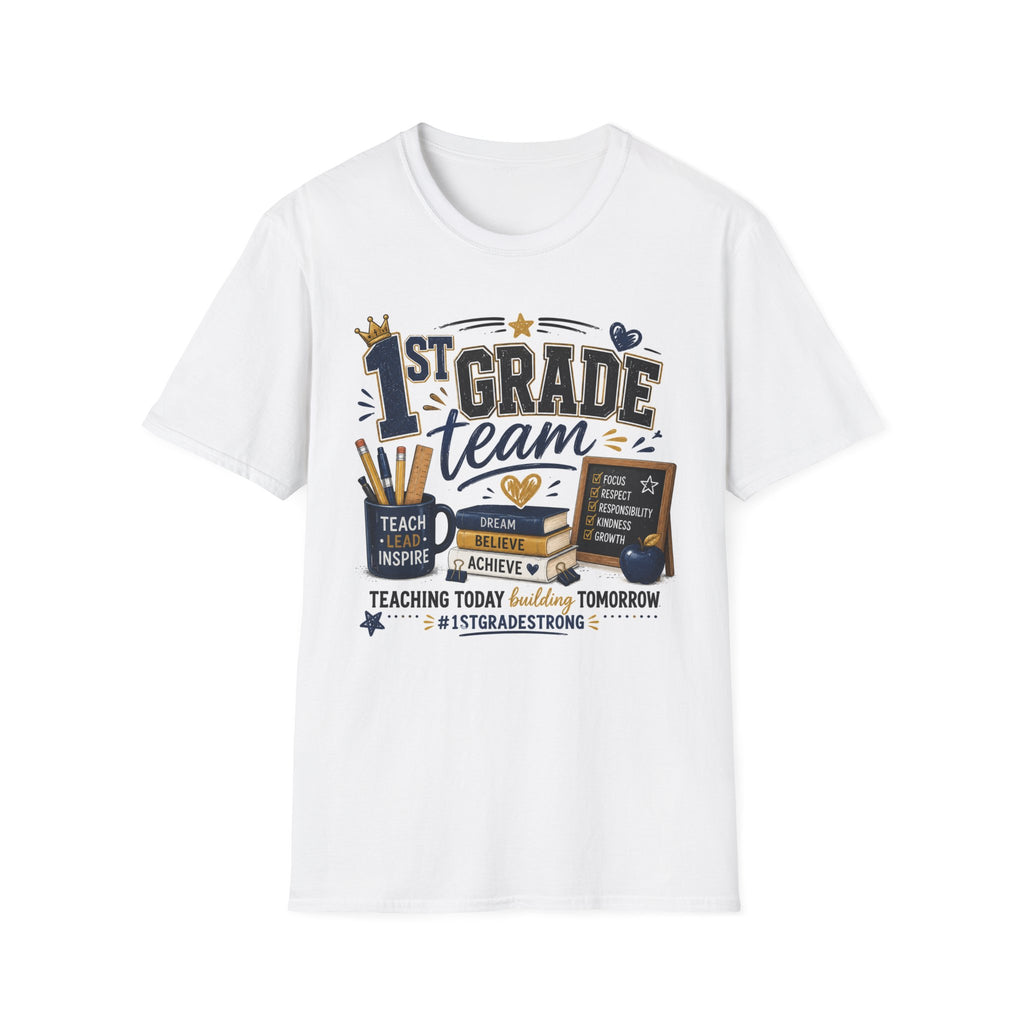 1st Grade Squad Unisex Graphic Tee | Softstyle T-Shirt