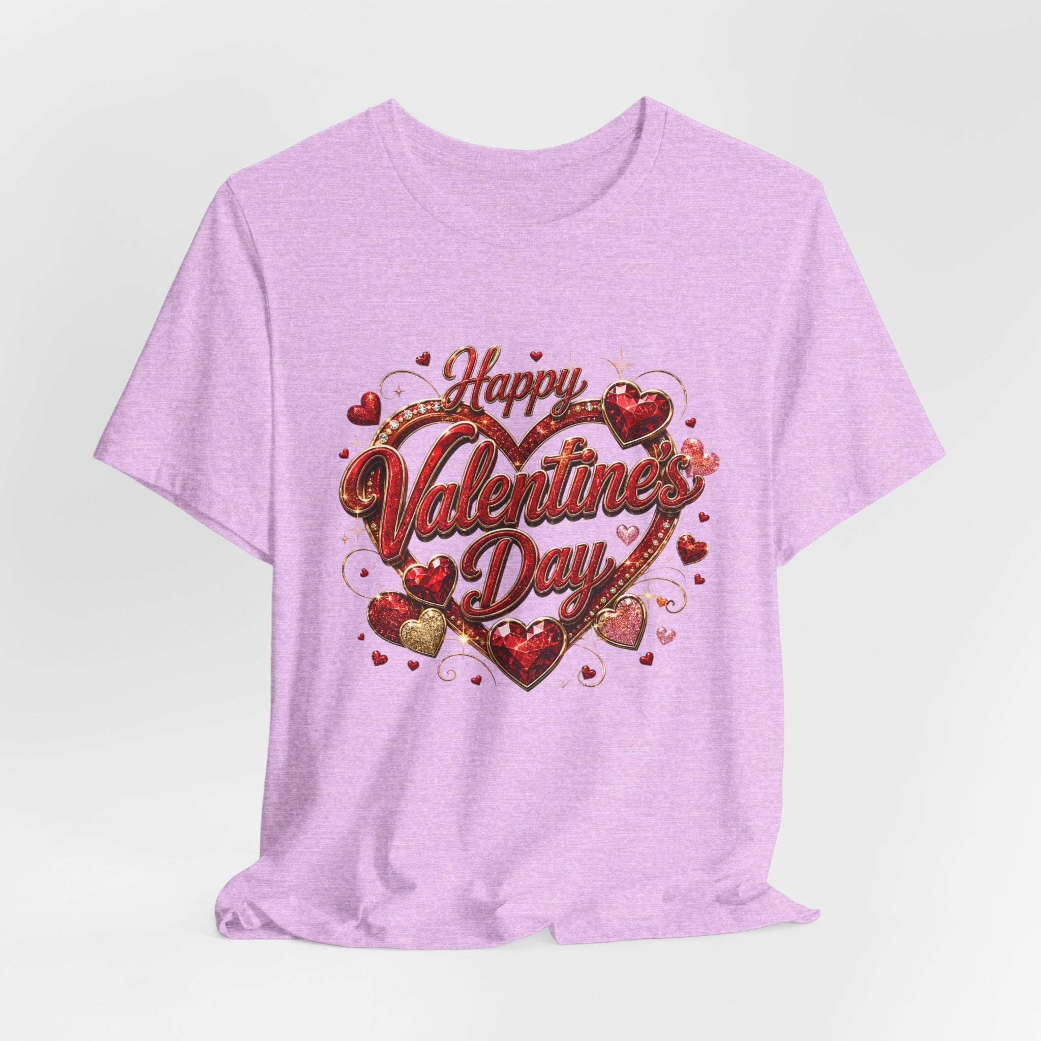Happy Valentine's Day Glam Heart T-Shirt