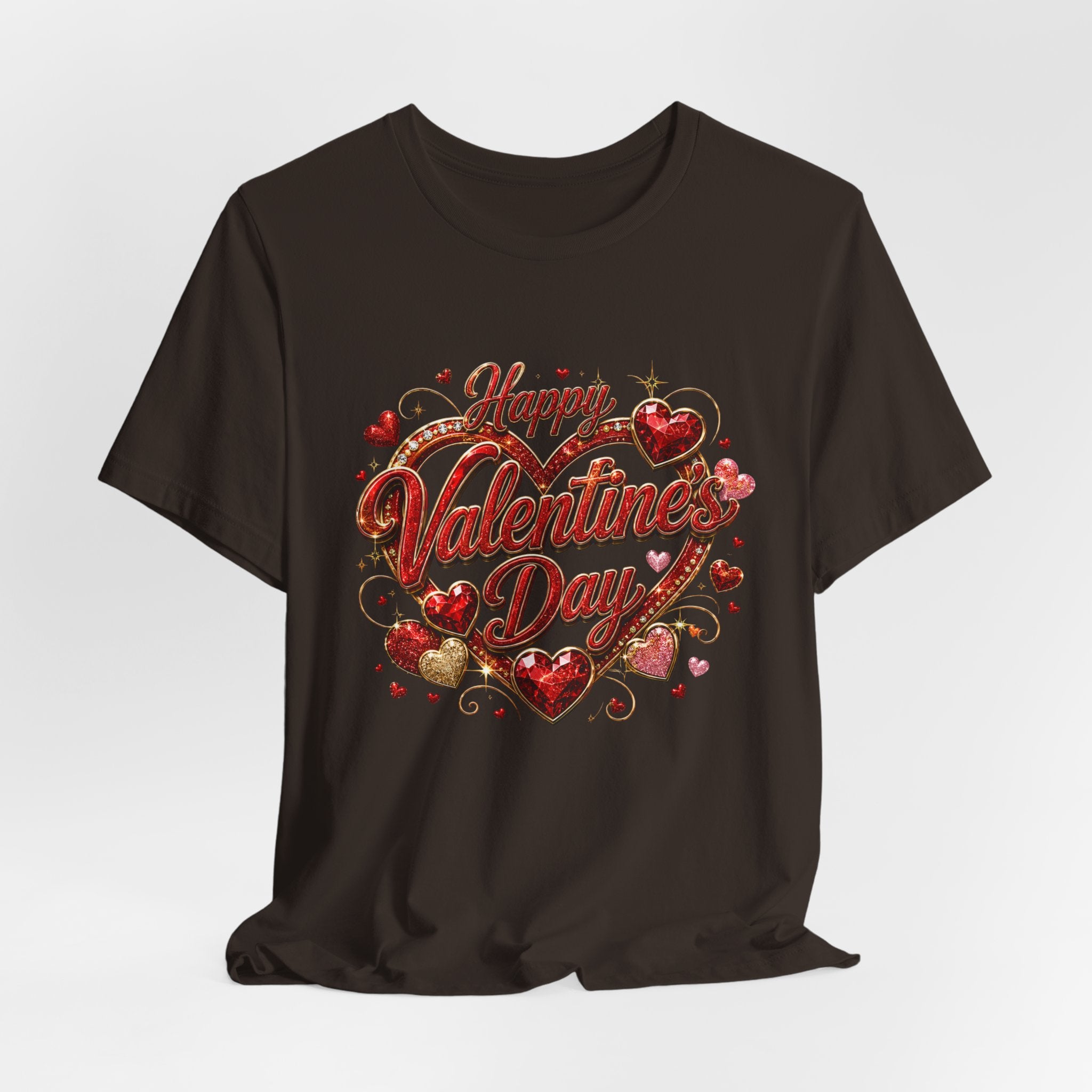Happy Valentine's Day Glam Heart T-Shirt