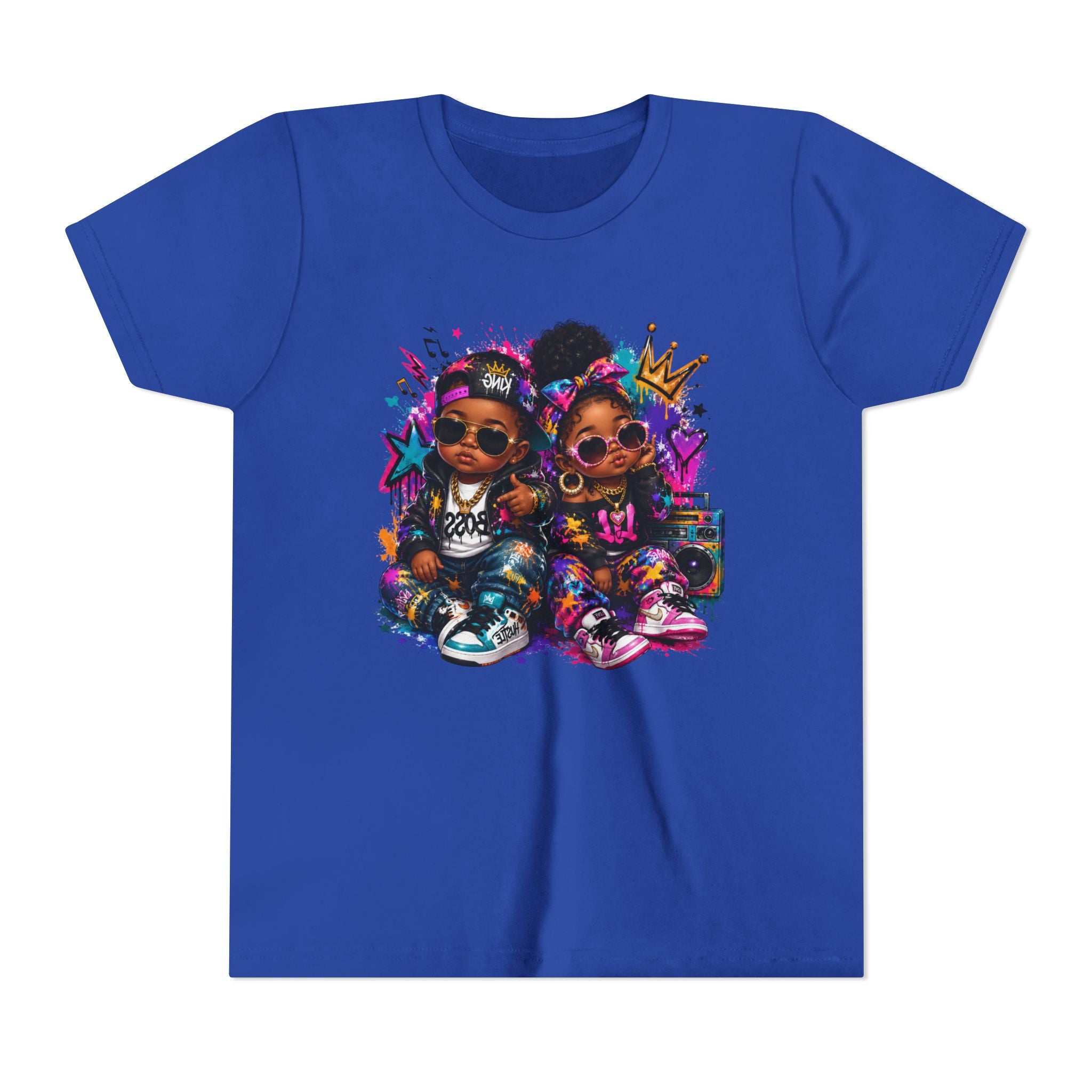 Lil King & Queen T-Shirt | Hip Hop Baby Graphic Tee | Urban Kids Streetwear Shirt