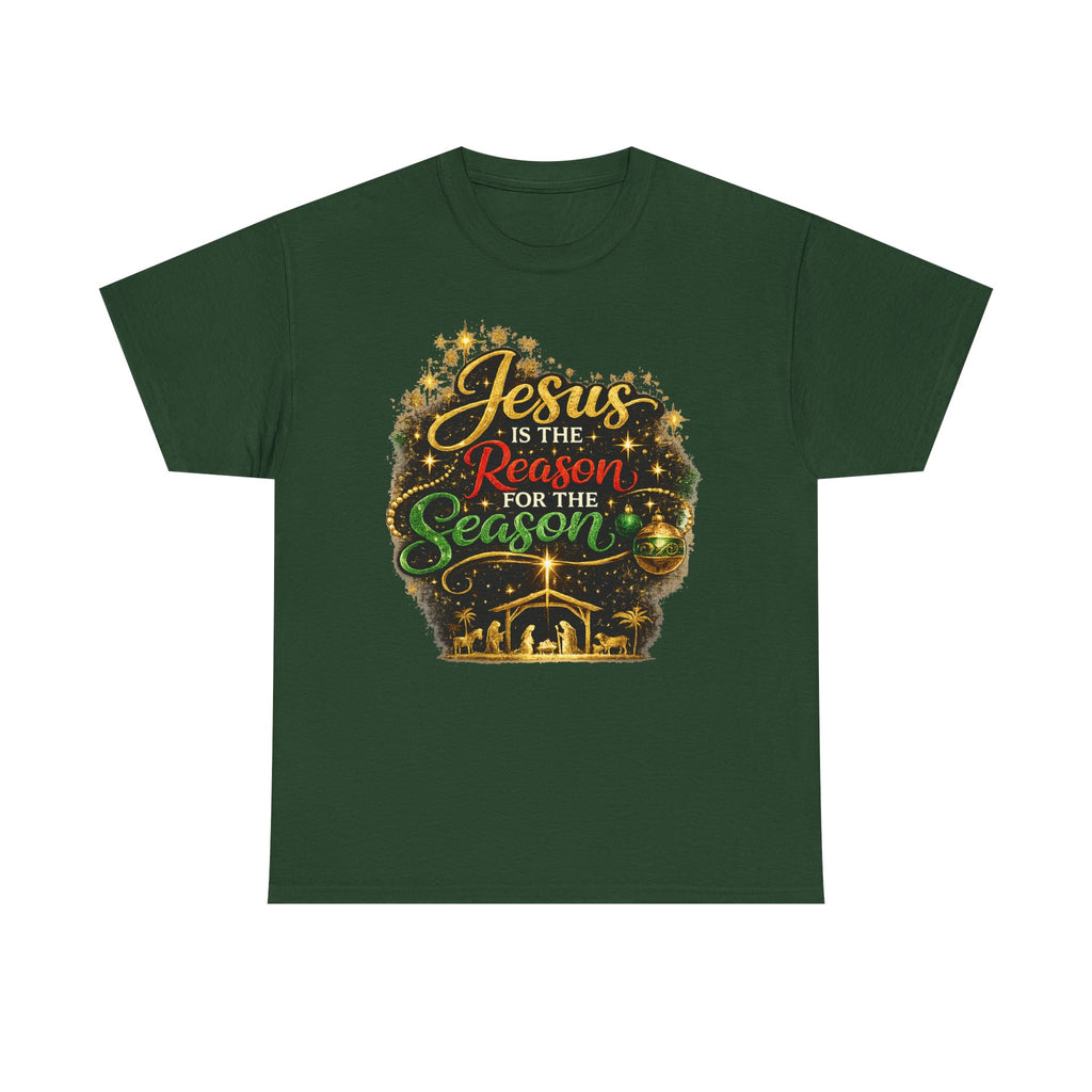 Jesus is the Reason for the Season Shirt – Christian Christmas Tee | Faith Holiday Gift
