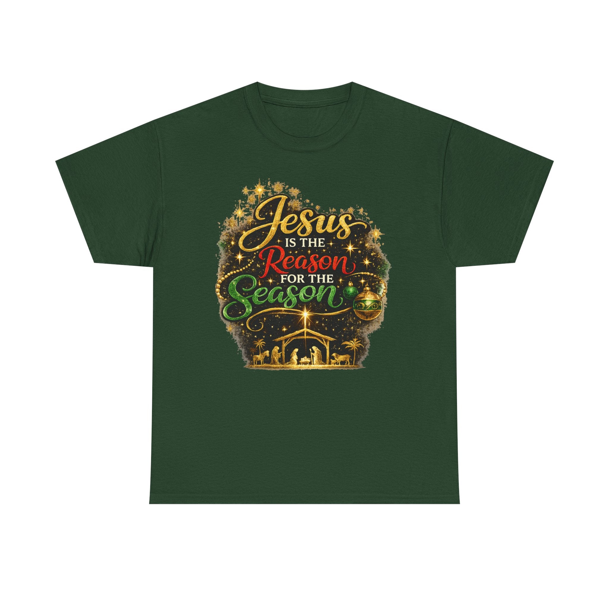 Jesus is the Reason for the Season Shirt – Christian Christmas Tee | Faith Holiday Gift