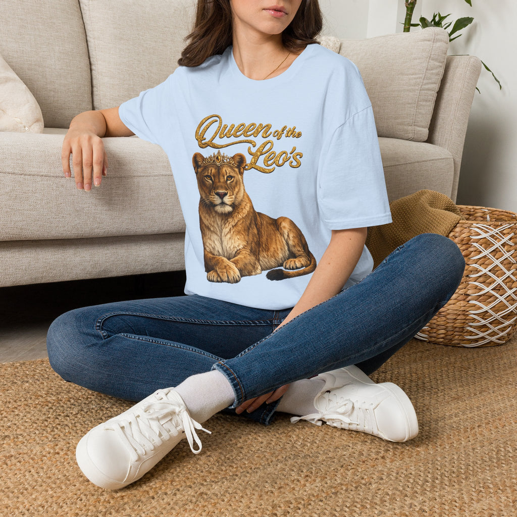 Queen of the Leo's – Lioness Crown Graphic Tee