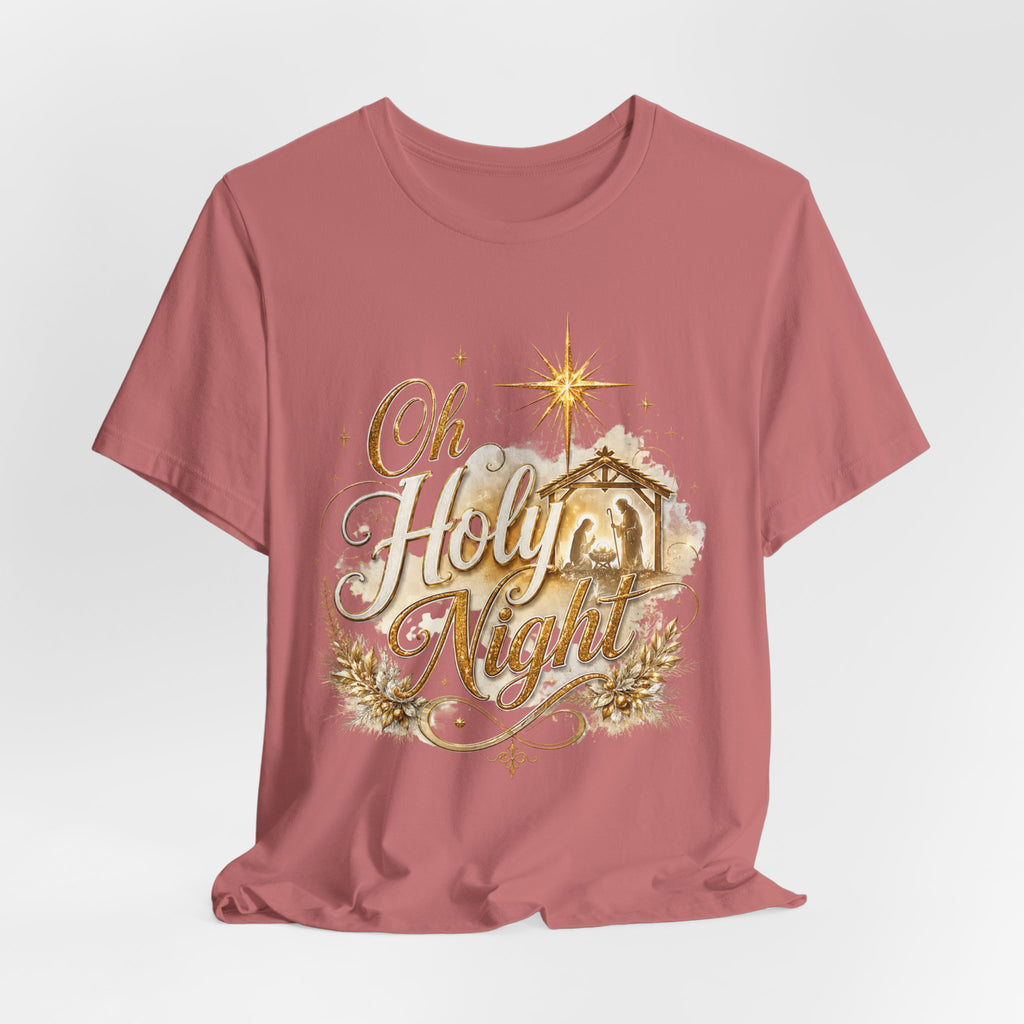 Oh Holy Night – Nativity Christmas T-Shirt