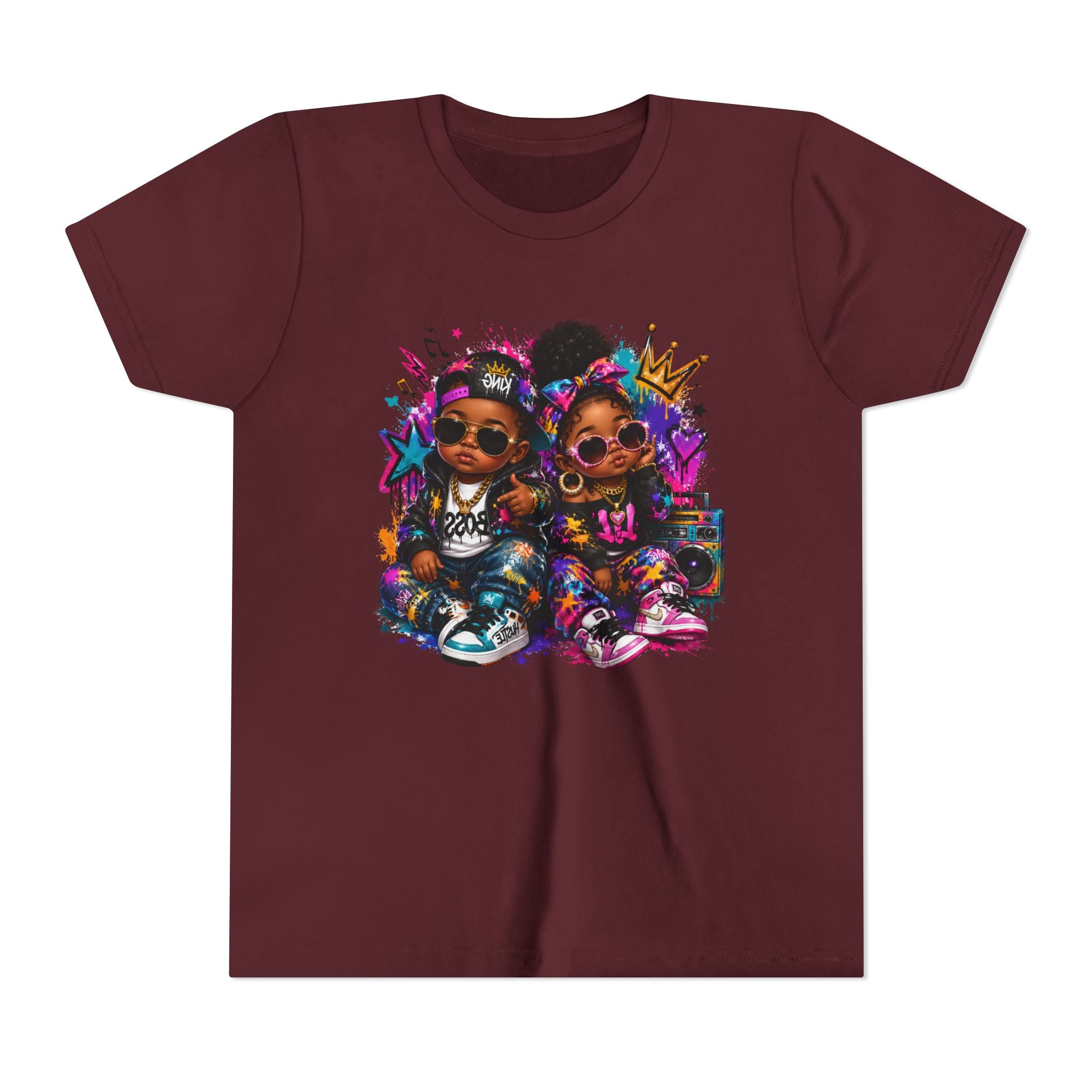 Lil King & Queen T-Shirt | Hip Hop Baby Graphic Tee | Urban Kids Streetwear Shirt