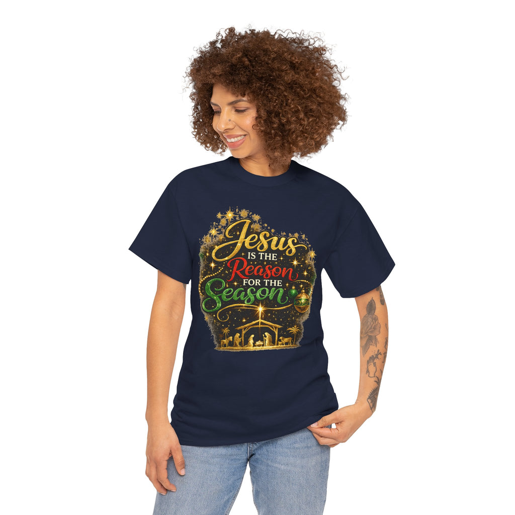 Jesus is the Reason for the Season Shirt – Christian Christmas Tee | Faith Holiday Gift