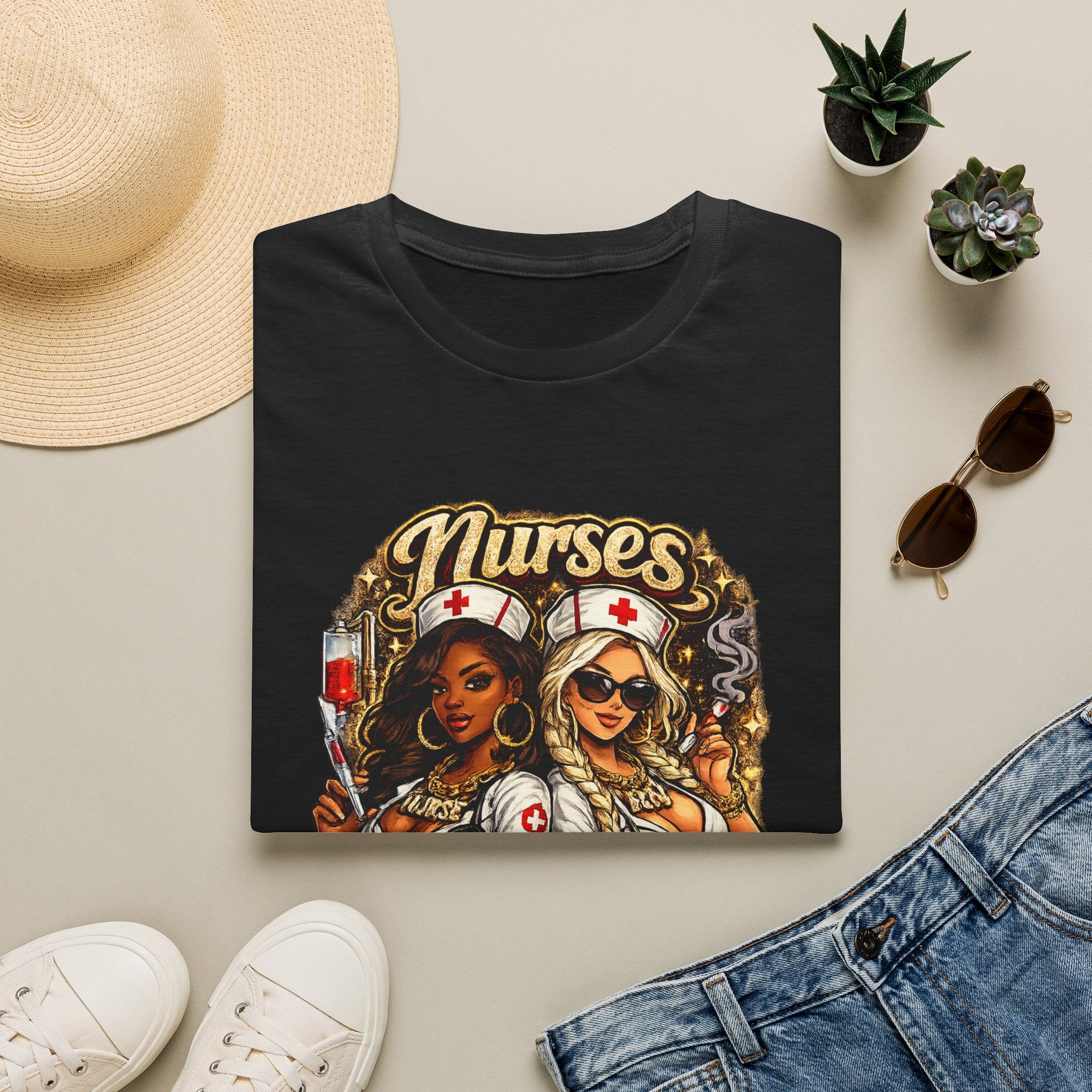 Nurses Save Lives T-Shirt | Nurse Appreciation Gift | Bold Nurse Graphic Tee