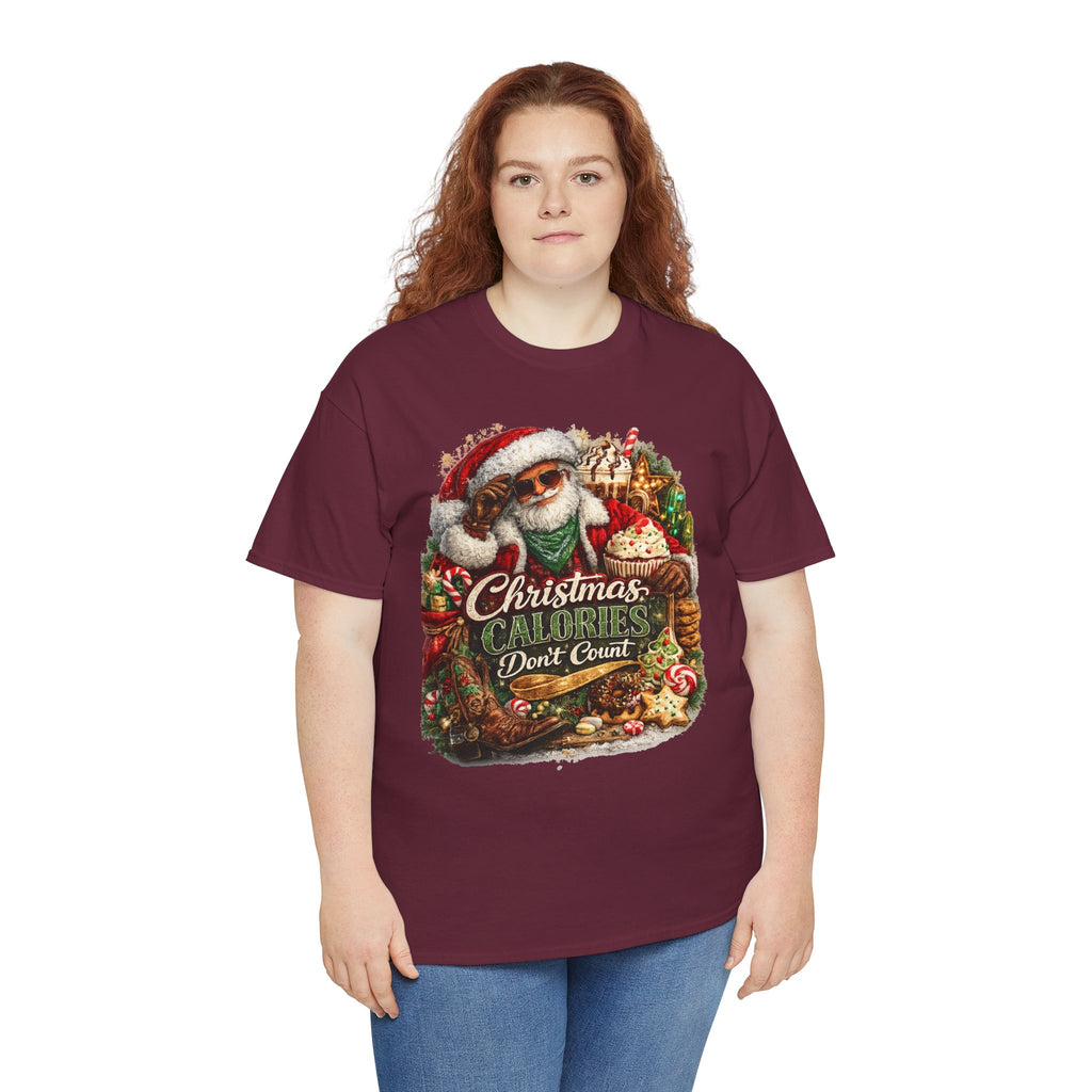Christmas Calories Don't Count Shirt – Funny Holiday Tee | Christmas Foodie Gift
