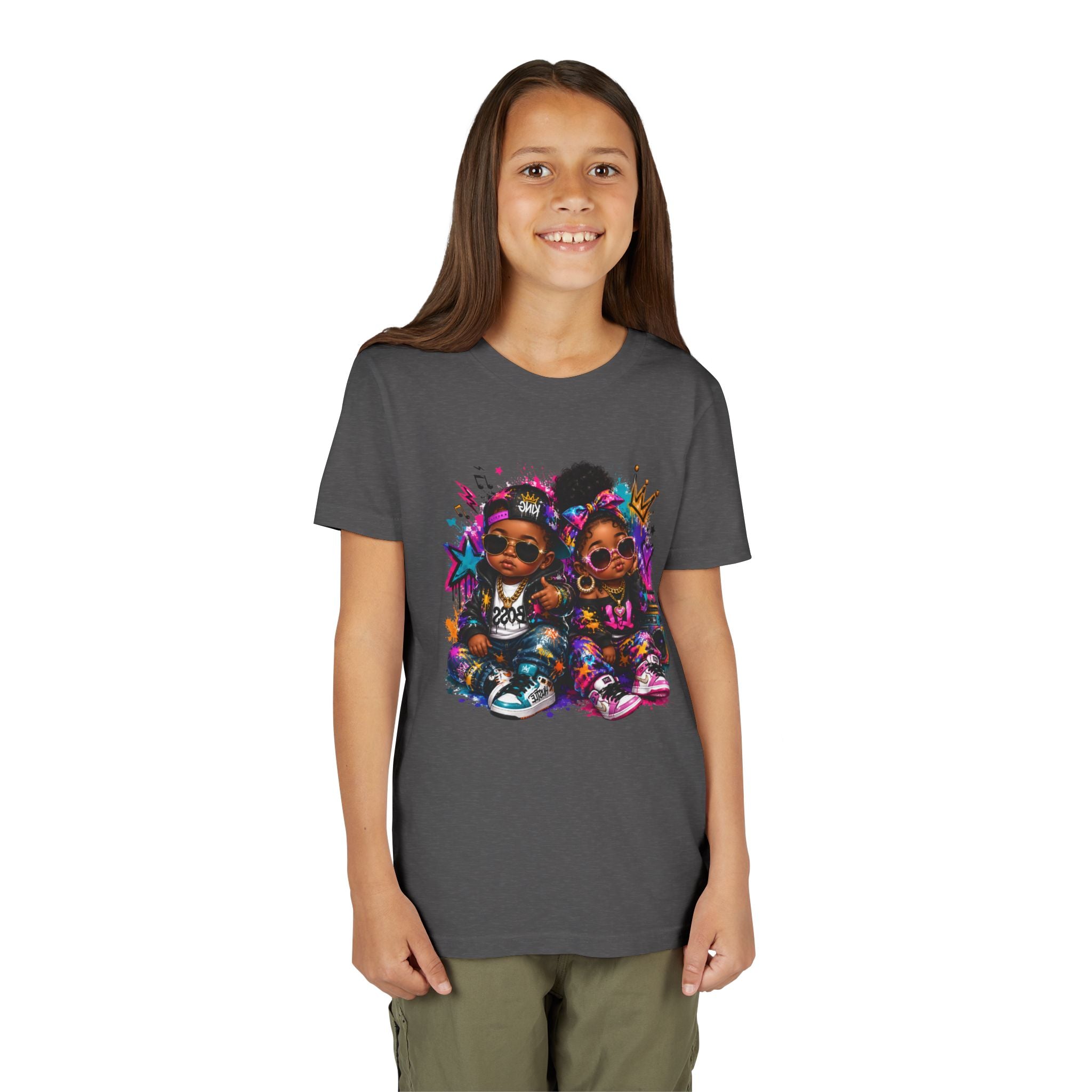 Lil King & Queen T-Shirt | Hip Hop Baby Graphic Tee | Urban Kids Streetwear Shirt
