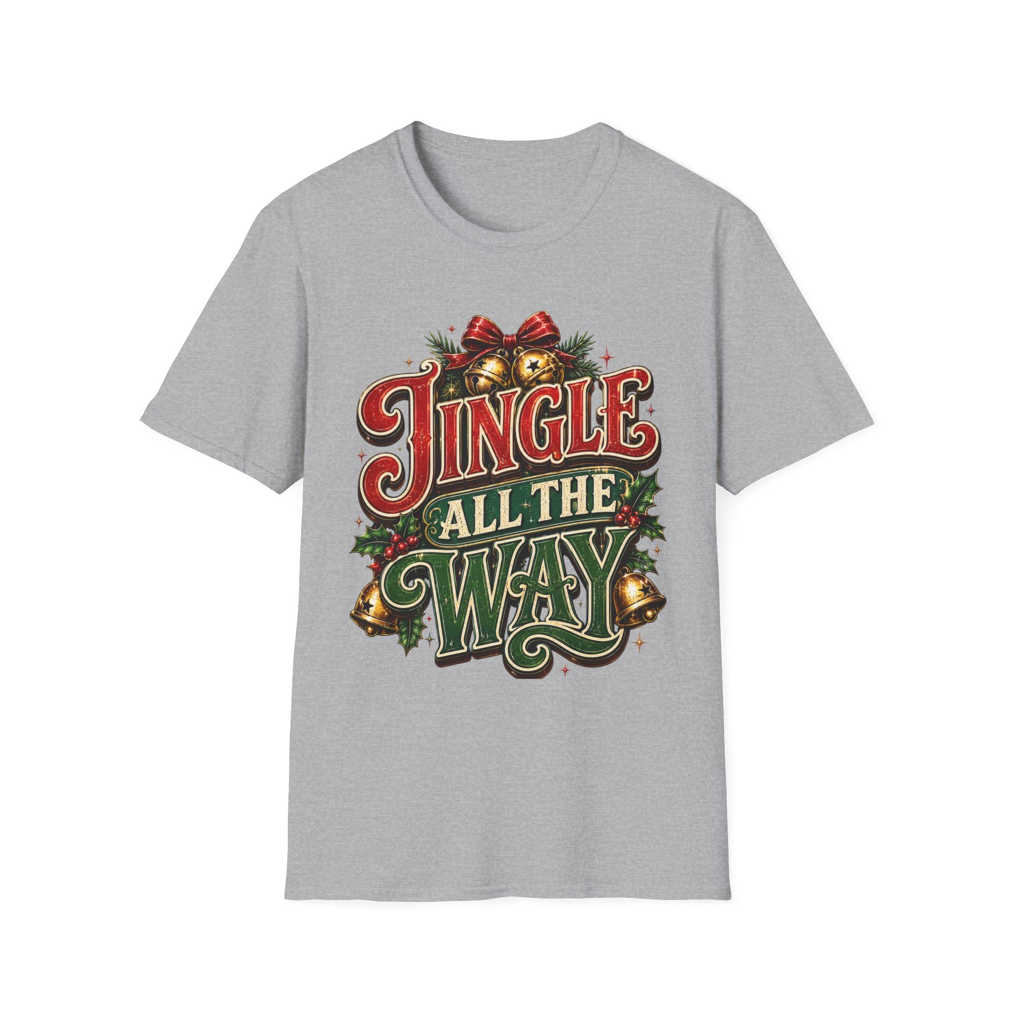 Jingle All the Way Shirt – Vintage Christmas Tee | Classic Holiday Gift