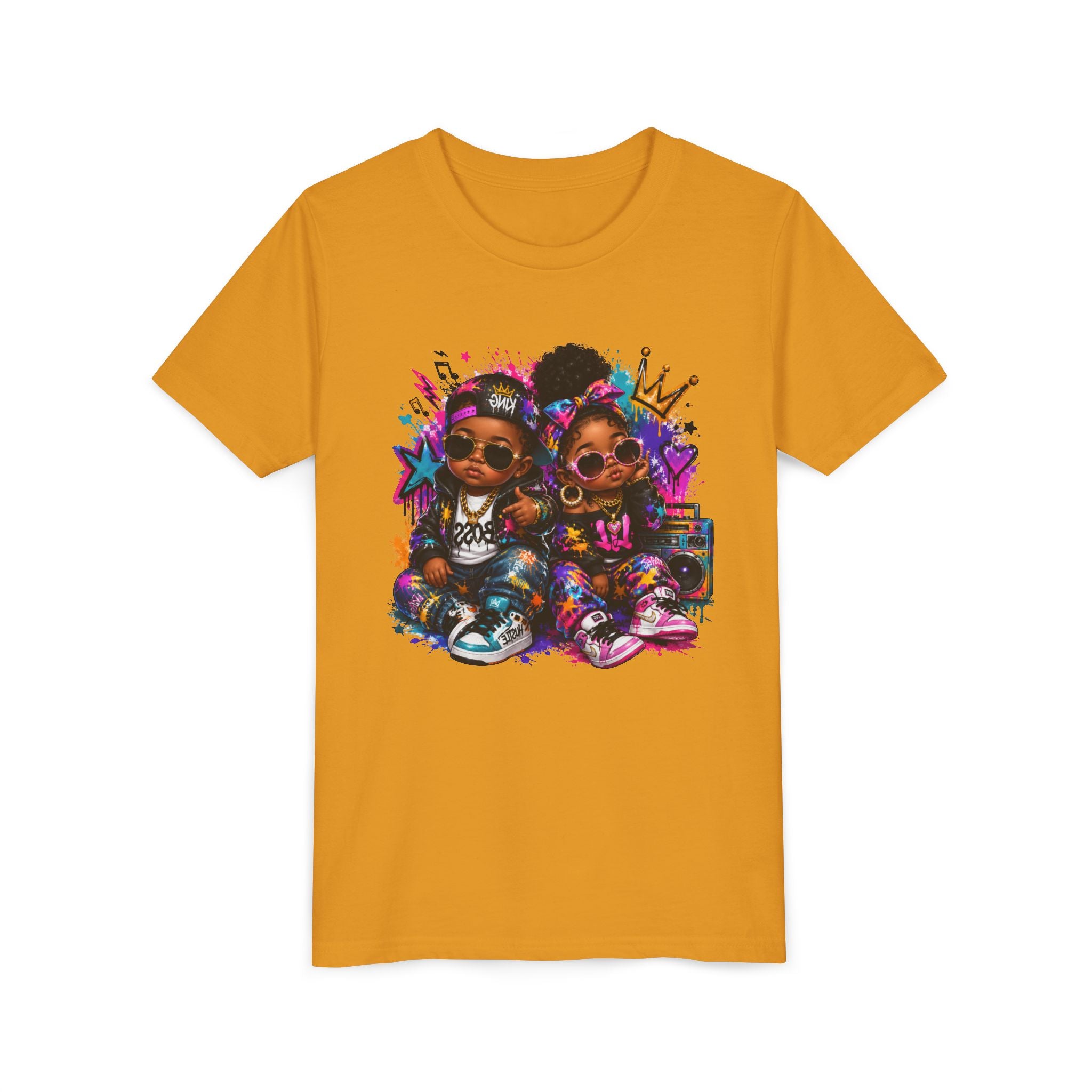 Lil King & Queen T-Shirt | Hip Hop Baby Graphic Tee | Urban Kids Streetwear Shirt