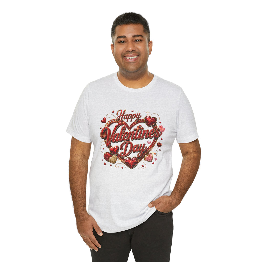Happy Valentine's Day Glam Heart T-Shirt