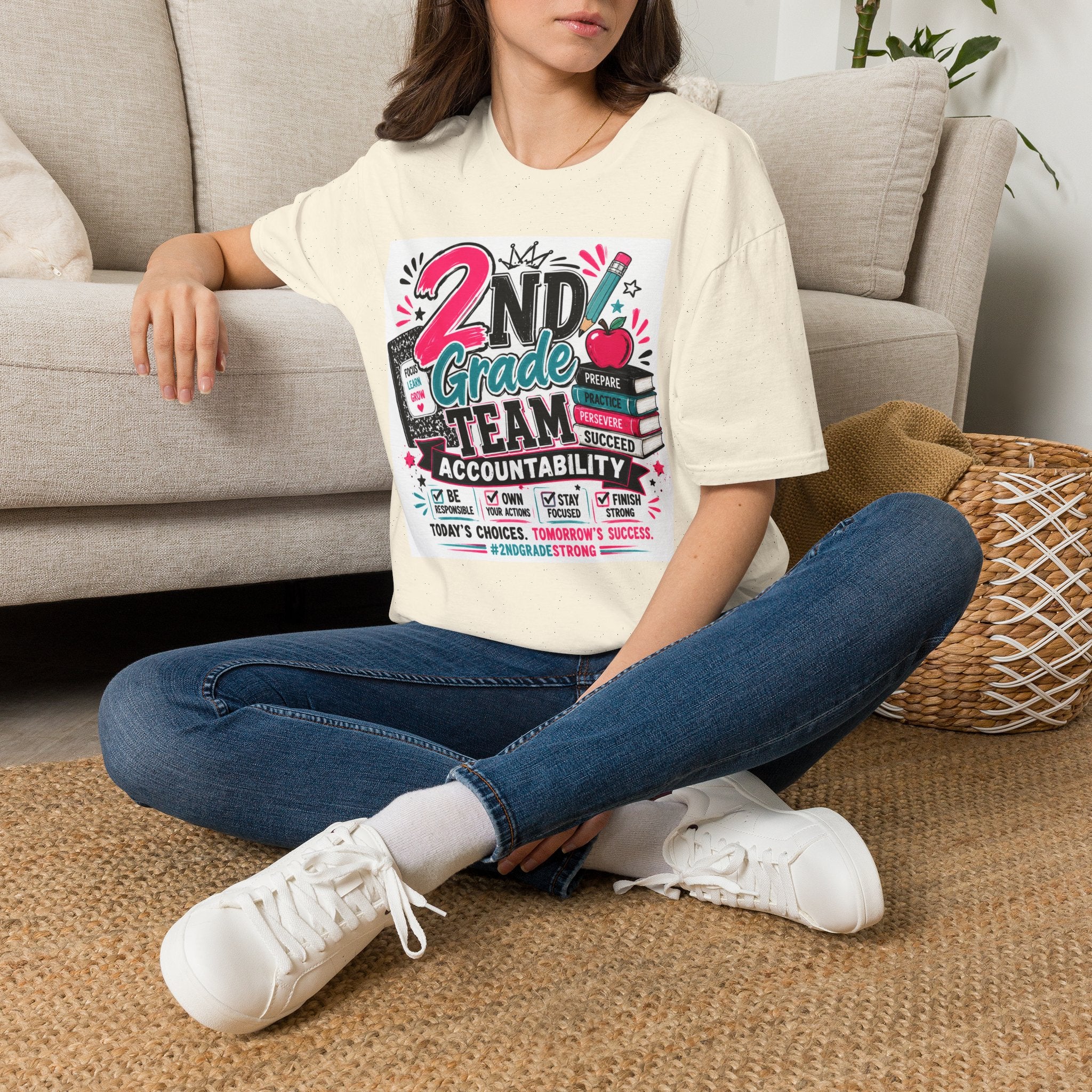 2nd Grade Team T-Shirt — Teacher Appreciation Back-to-School Tee