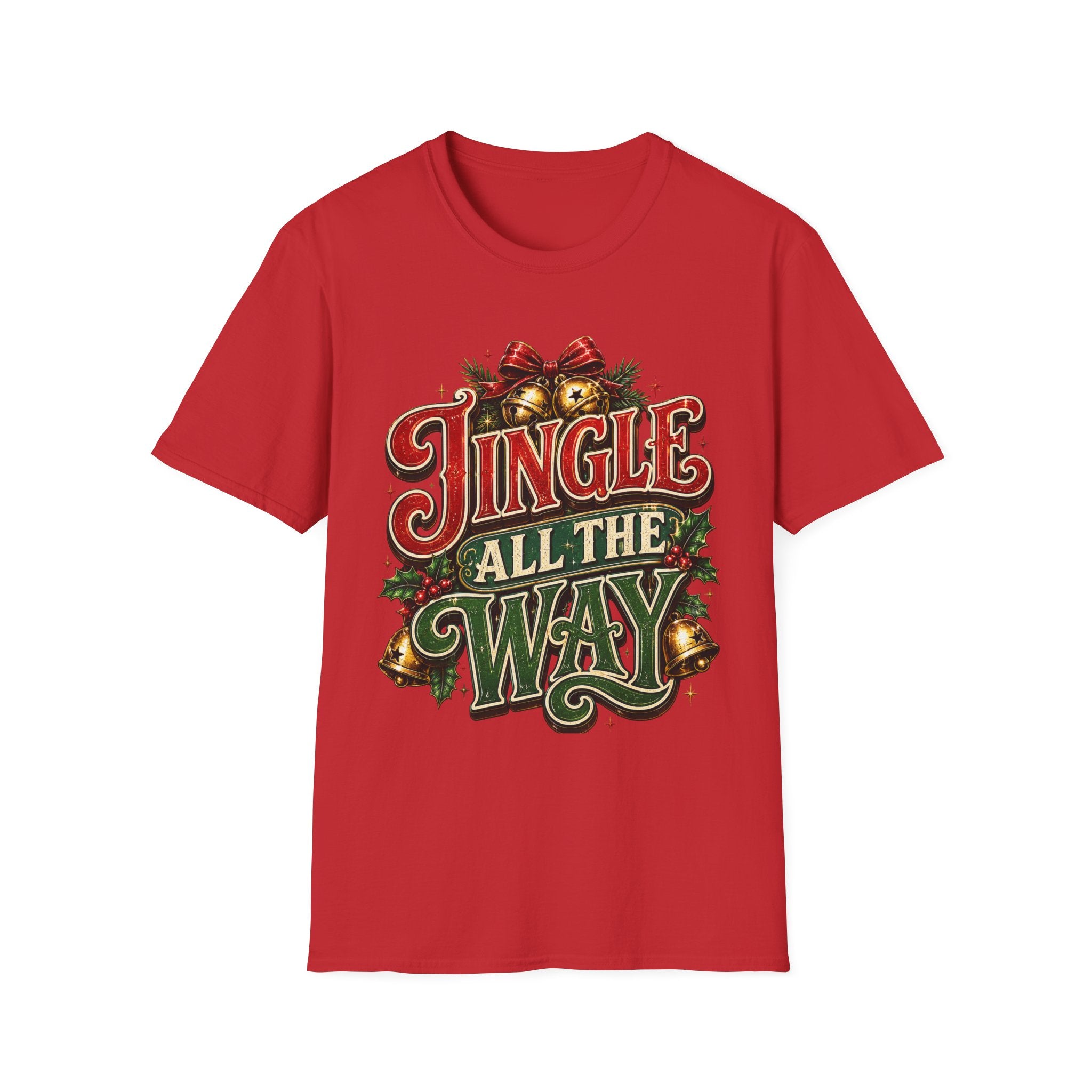 Jingle All the Way Shirt – Vintage Christmas Tee | Classic Holiday Gift