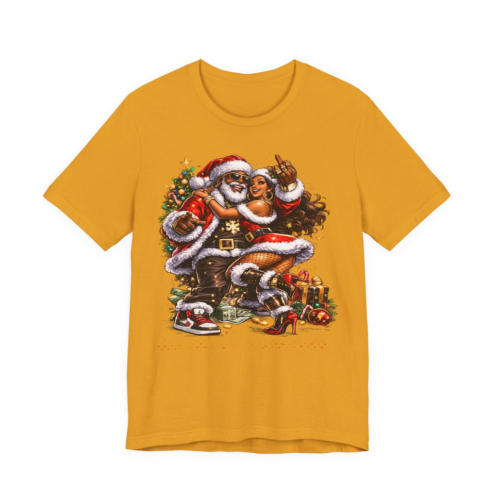 Hip Hop Santa & Mrs. Claus – Urban Christmas T-Shirt