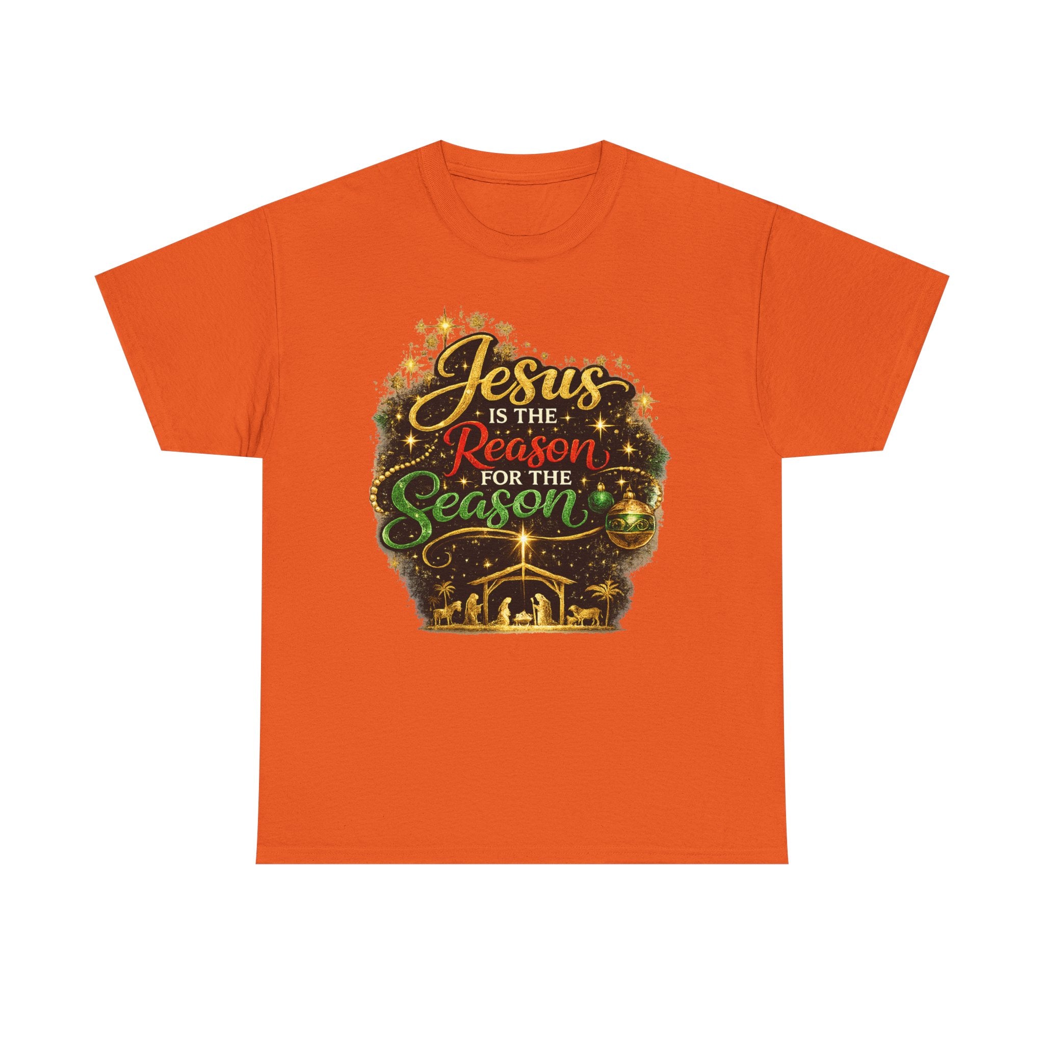 Jesus is the Reason for the Season Shirt – Christian Christmas Tee | Faith Holiday Gift