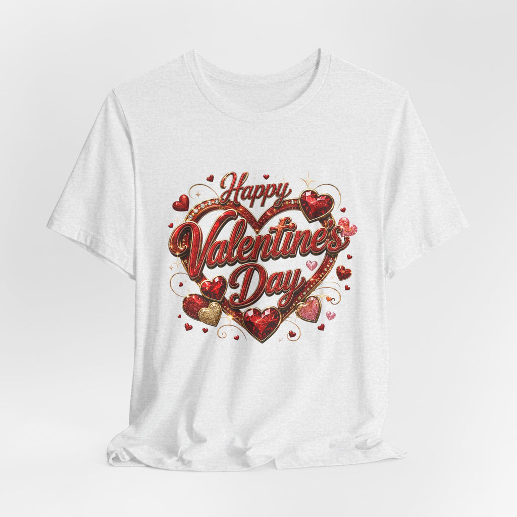Happy Valentine's Day Glam Heart T-Shirt