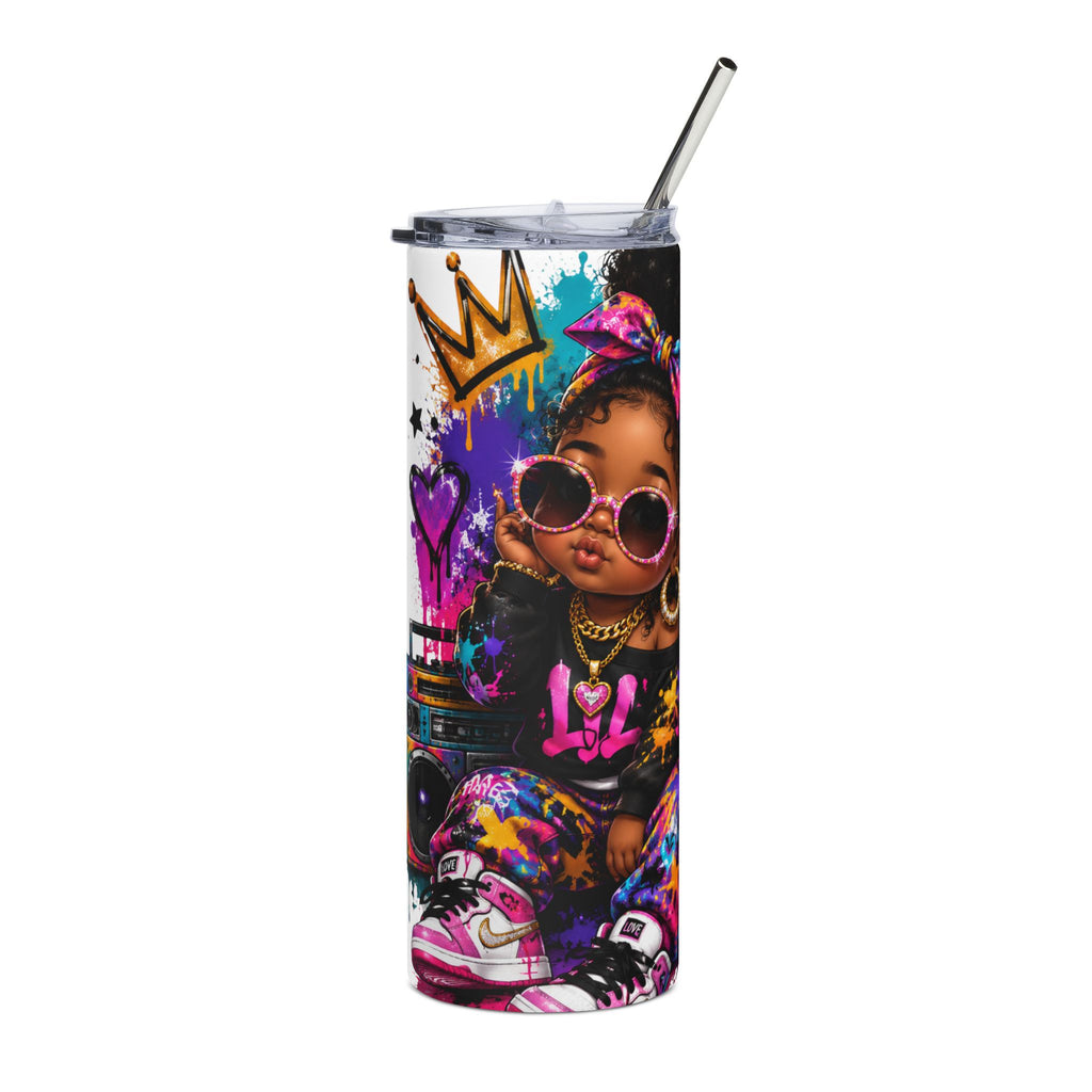 Lil King & Queen Tumbler – Hip Hop Baby Graffiti Graphic Drinkware