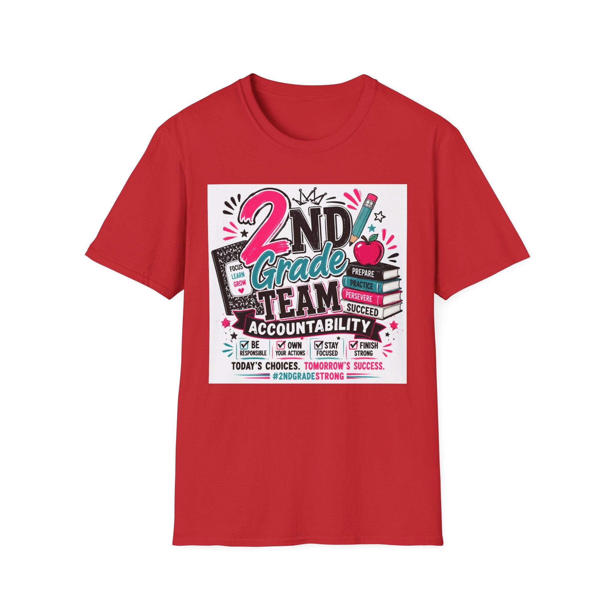 2nd Grade Team T-Shirt — Teacher Appreciation Back-to-School Tee