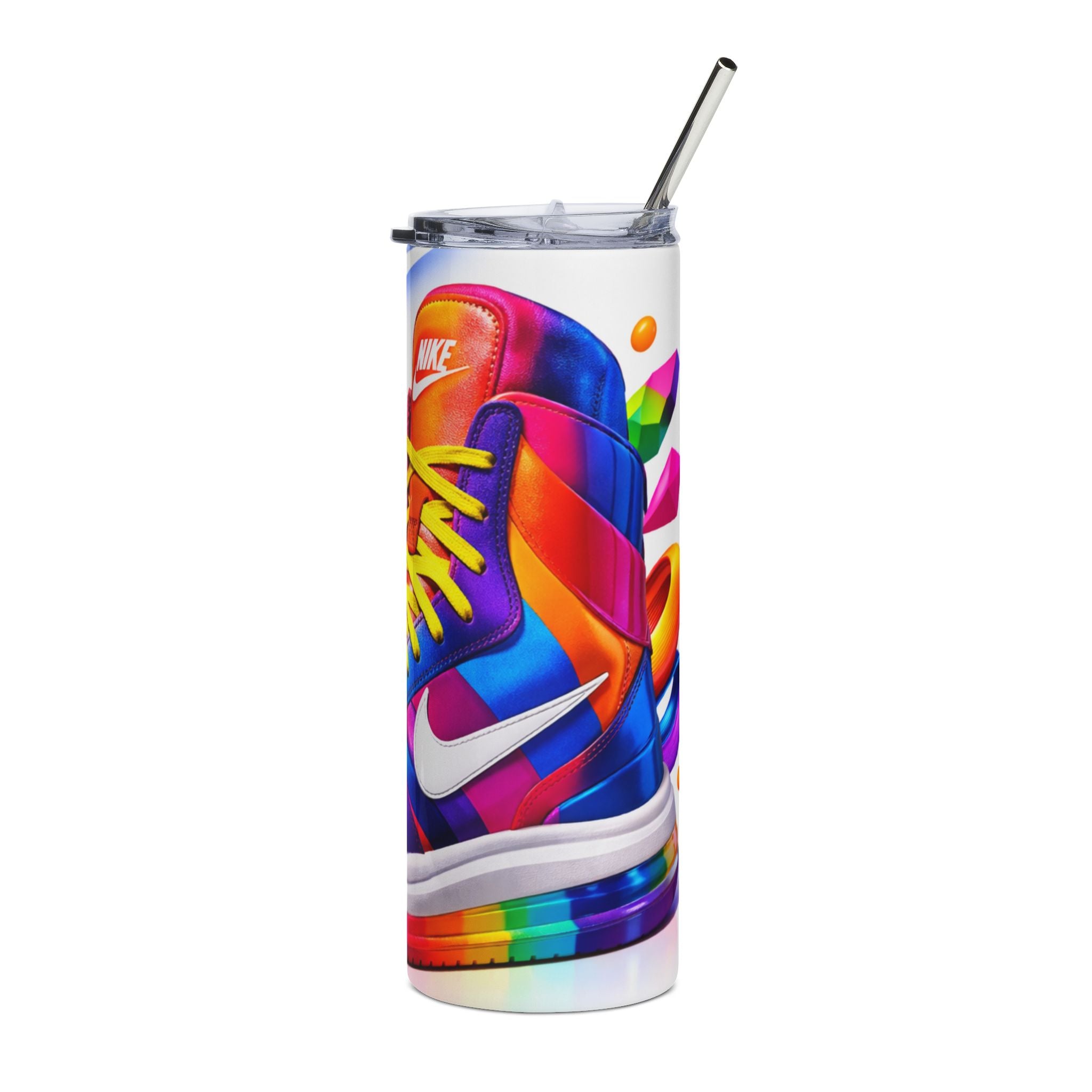 Colorful Sneaker Tumbler – Bold Streetwear Style