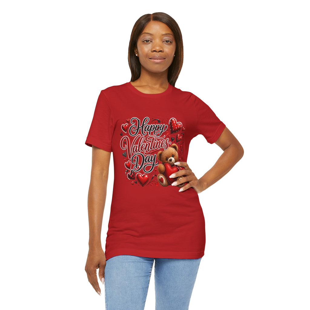 Happy Valentine's Day Teddy Bear – Sweet Valentine T-Shirt