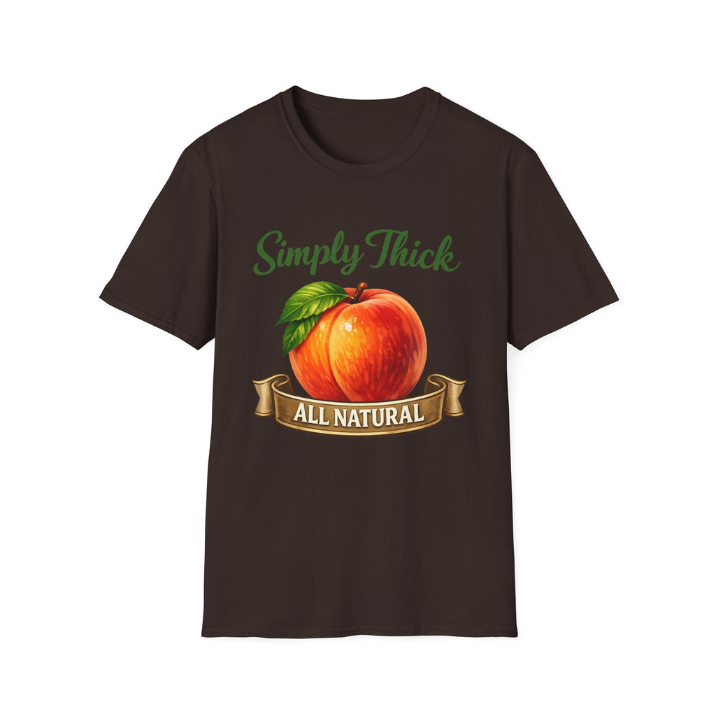 Simply Thick All Natural – Peach Graphic Tee