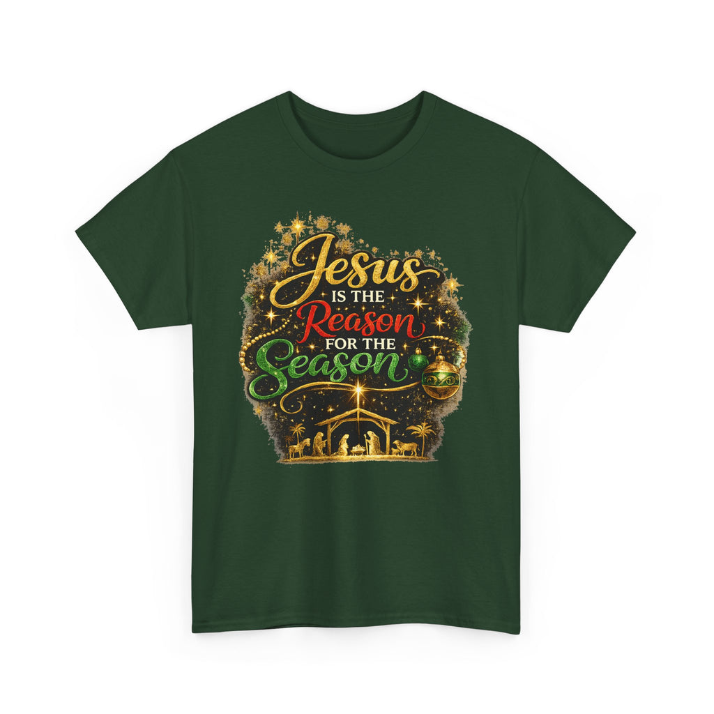 Jesus is the Reason for the Season Shirt – Christian Christmas Tee | Faith Holiday Gift