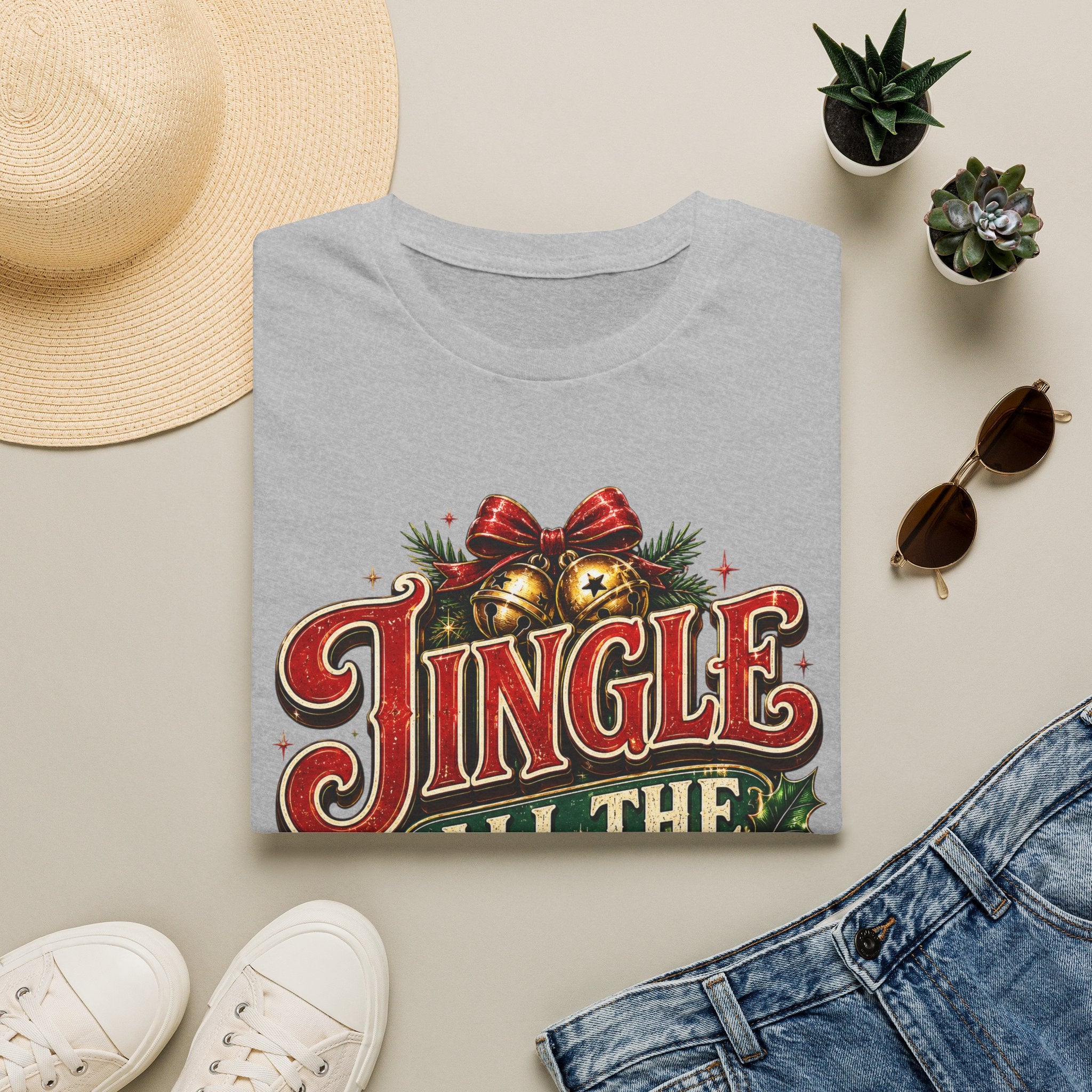 Jingle All the Way Shirt – Vintage Christmas Tee | Classic Holiday Gift