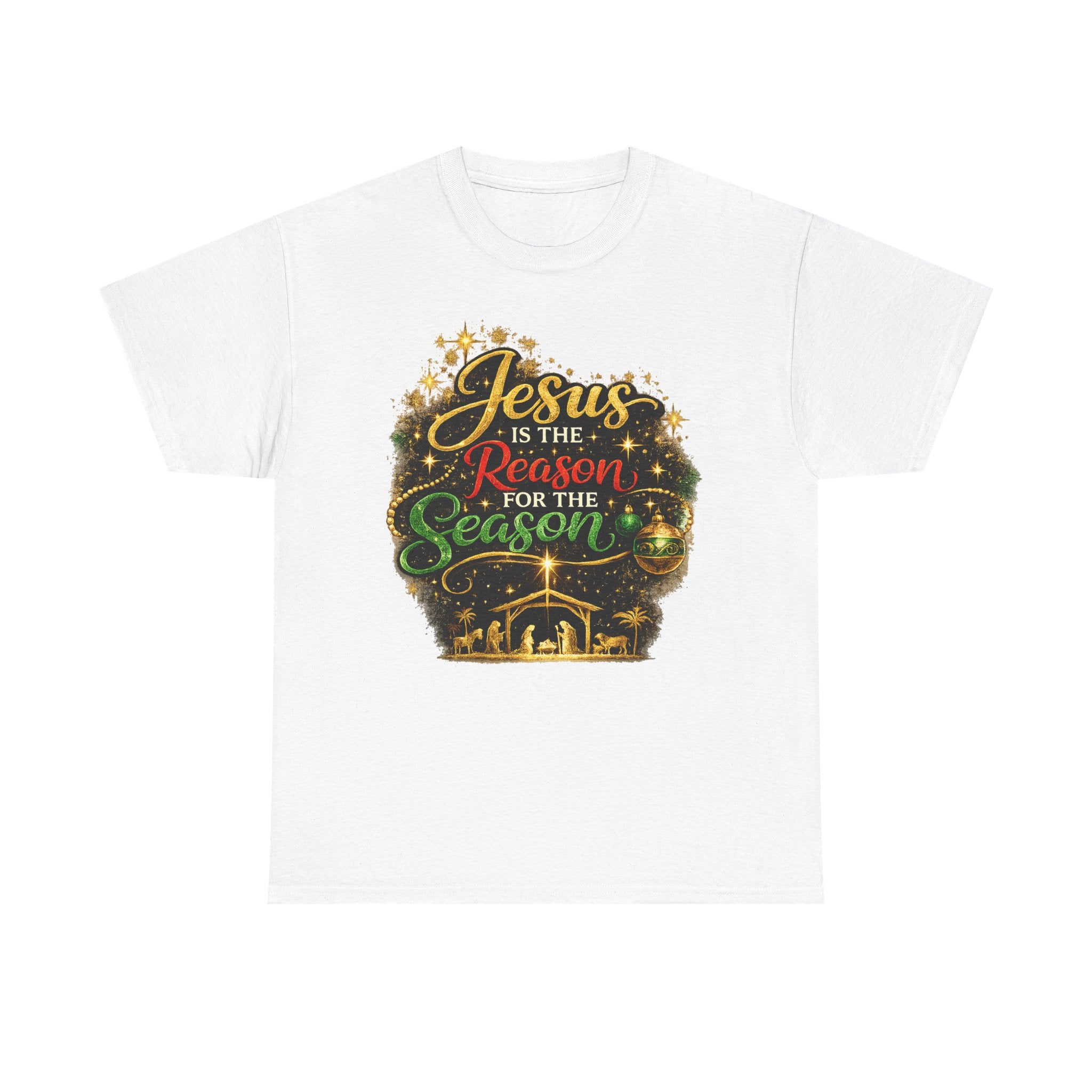 Jesus is the Reason for the Season Shirt – Christian Christmas Tee | Faith Holiday Gift