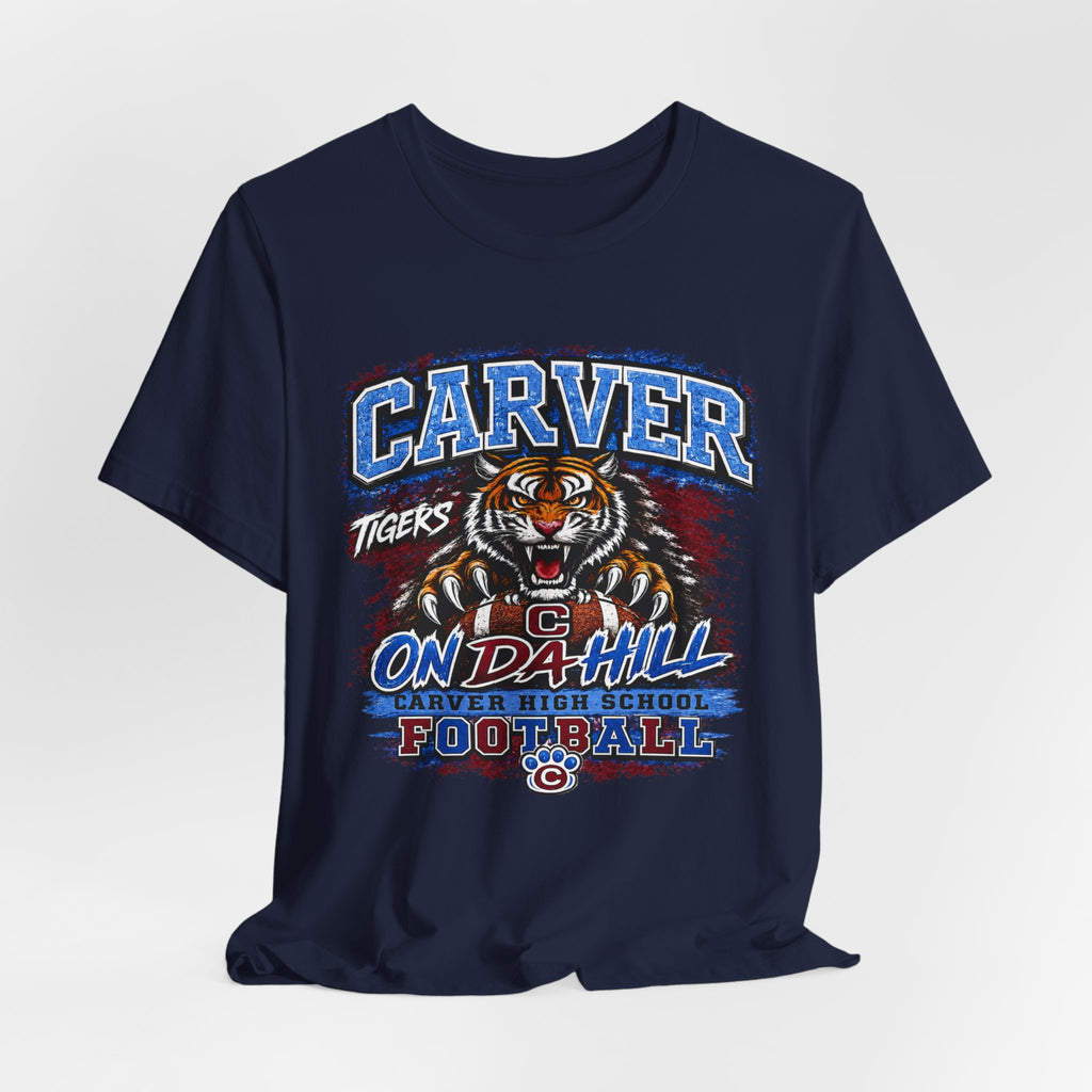 Carver Tigers On Da Hill T-Shirt | Carver High School Football Graphic Tee