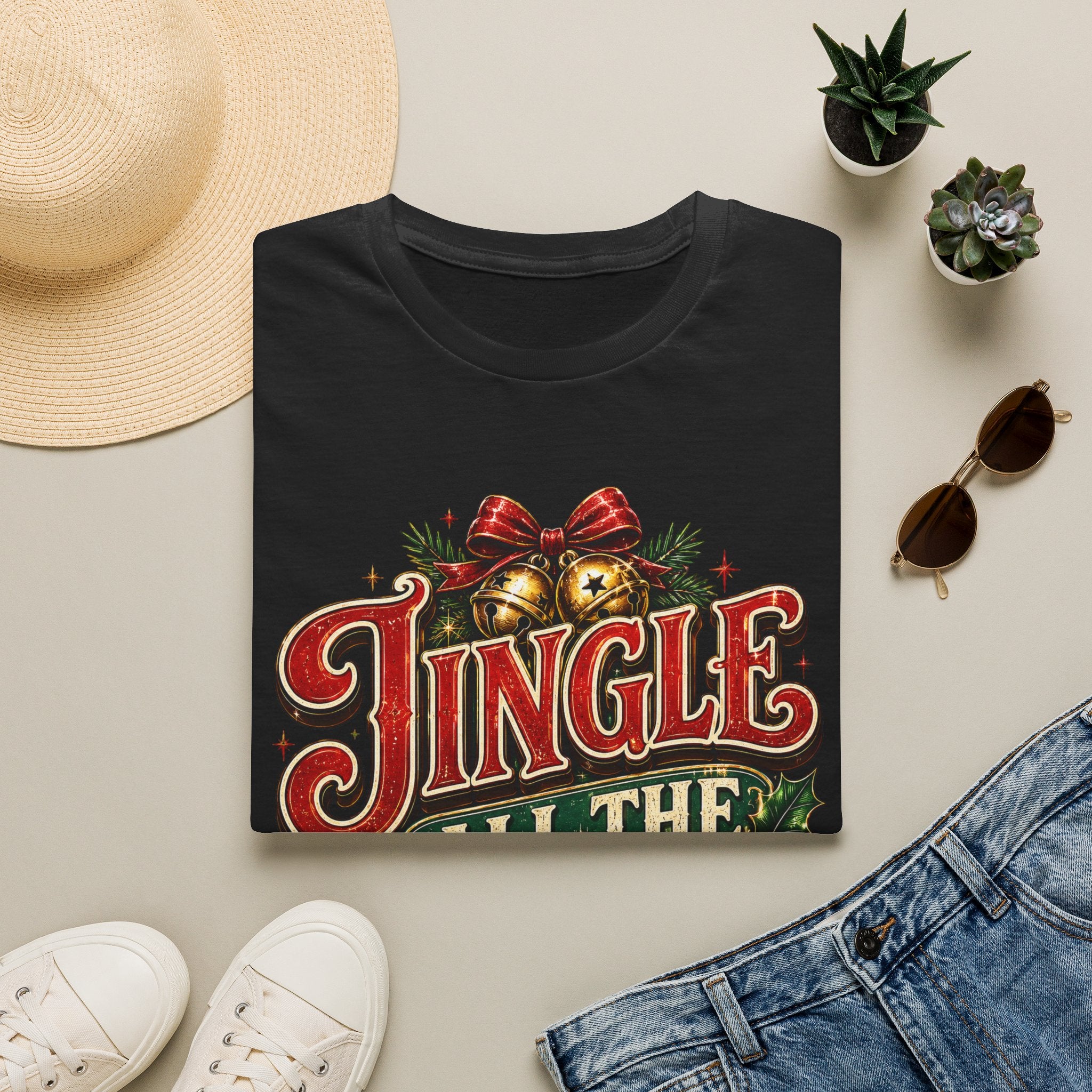 Jingle All the Way Shirt – Vintage Christmas Tee | Classic Holiday Gift