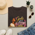 God's Got a Blessing With My Name On It T-Shirt | Faith Tee | Black Woman Prayer Graphic Tee