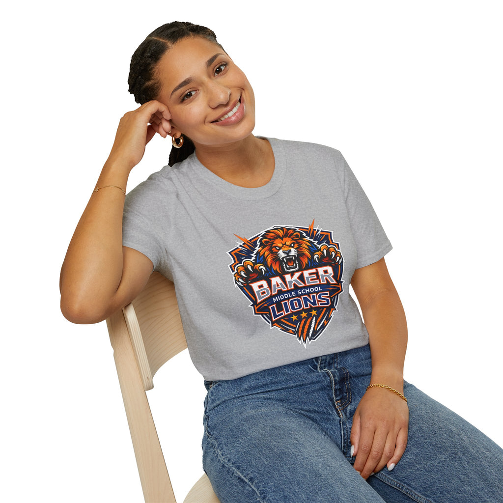 Baker Middle School Lions T-Shirt | School Spirit Tee | Lions Pride Graphic Tee