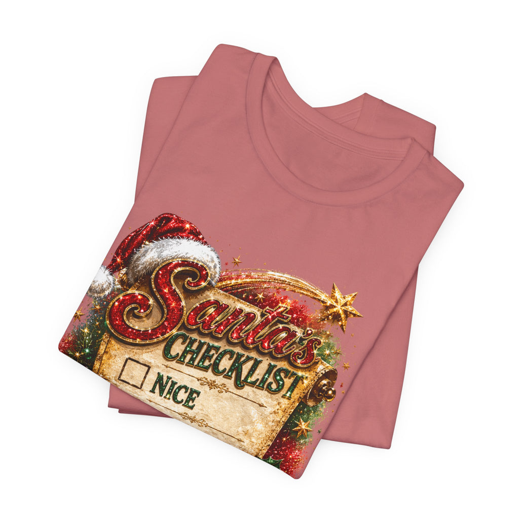 Santa's Checklist: Misunderstood – Funny Christmas T-Shirt