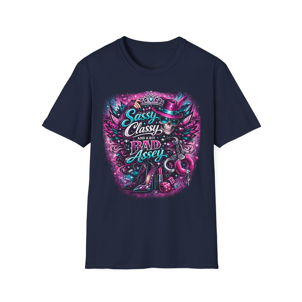 Sassy Classy And A Bit Bad Assey T-Shirt | Skeleton Queen Women's Graphic Tee