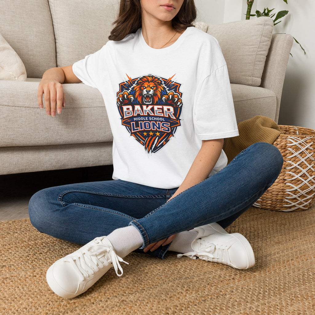 Baker Middle School Lions T-Shirt | School Spirit Tee | Lions Pride Graphic Tee