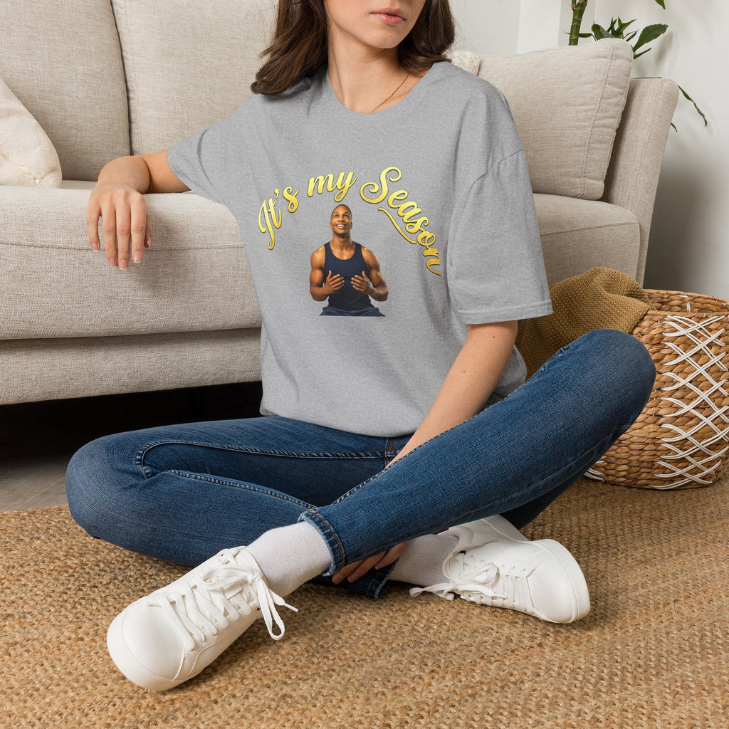 It's My Season T-Shirt | Gold Motivational Tee | Men's Empowerment Graphic Tee