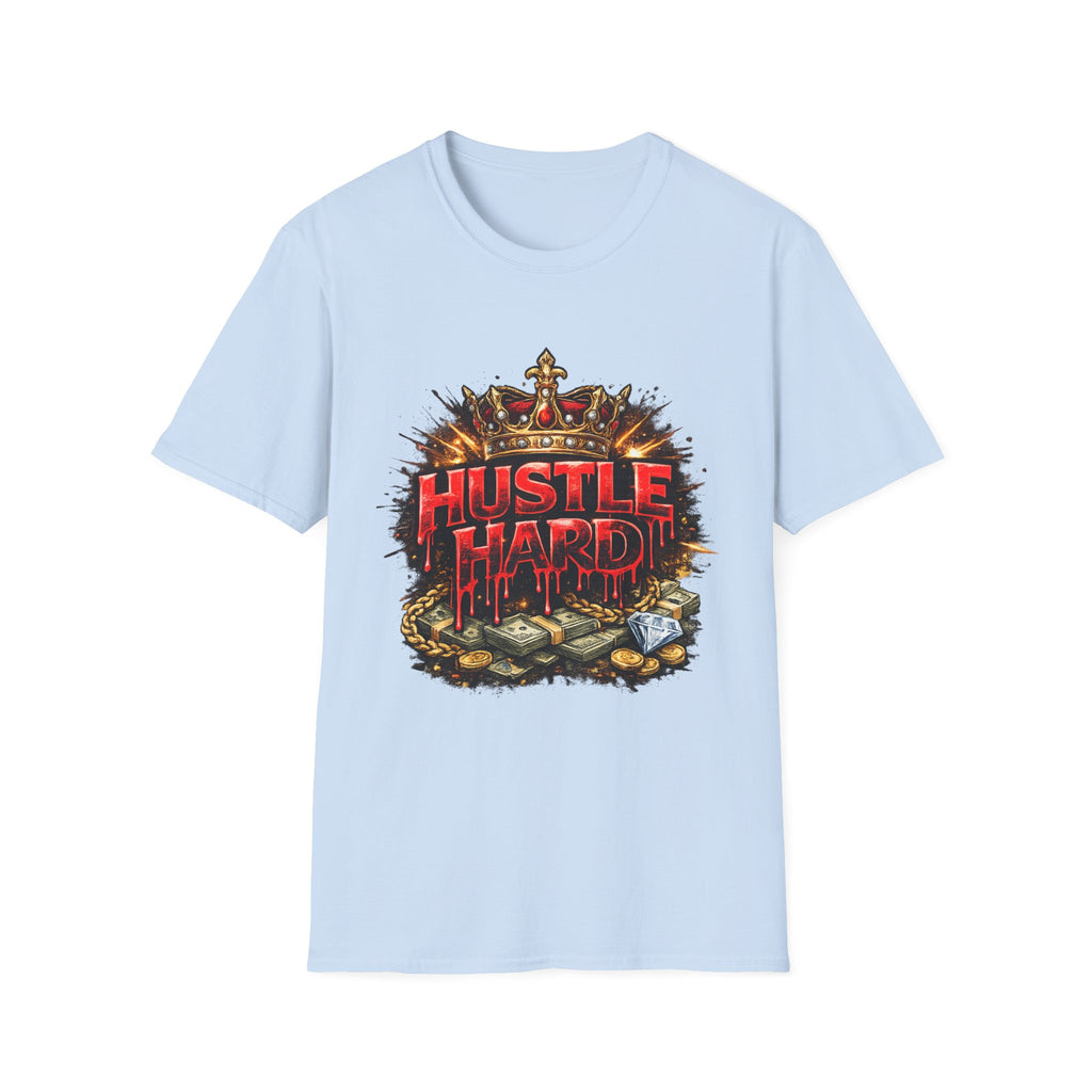 Hustle Hard T-Shirt – Crown & Money Graphic Tee