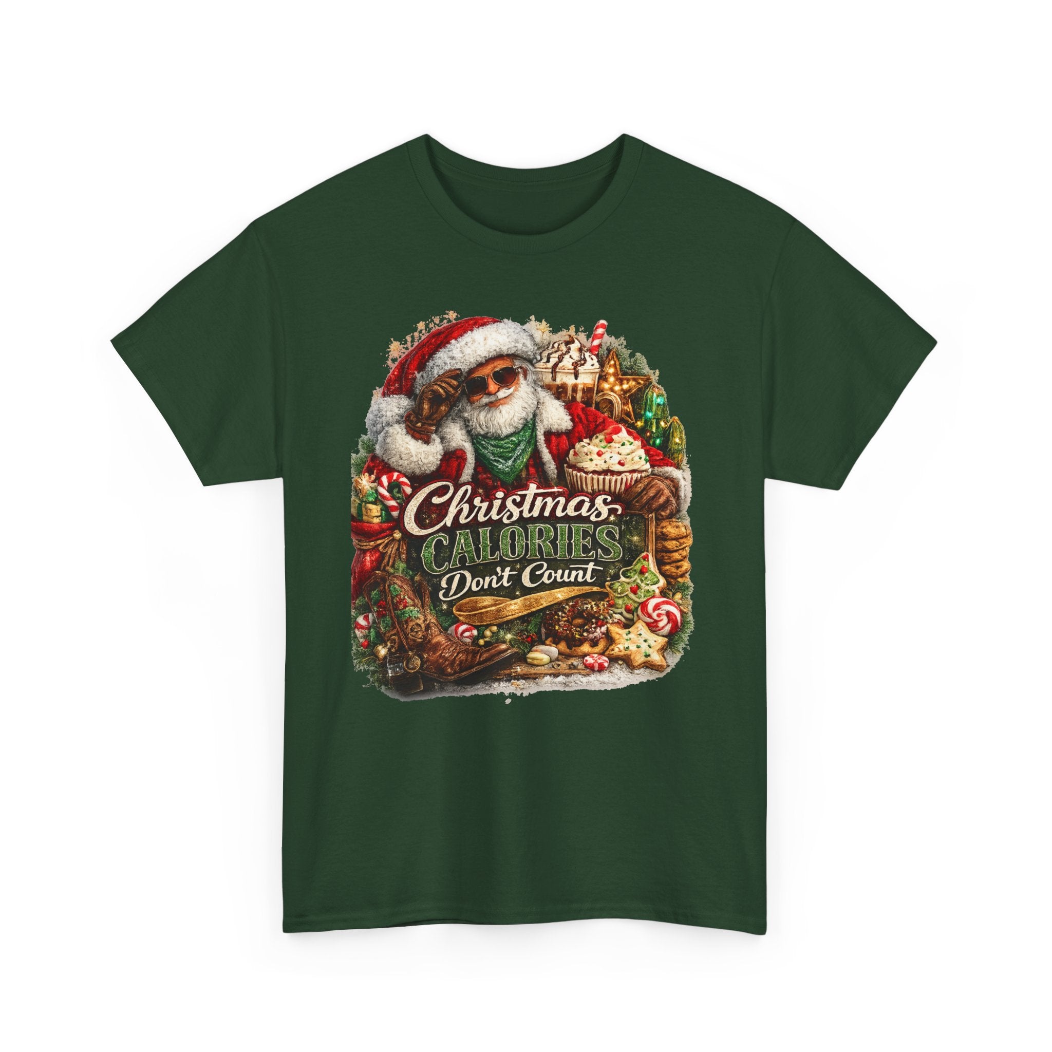 Christmas Calories Don't Count Shirt – Funny Holiday Tee | Christmas Foodie Gift