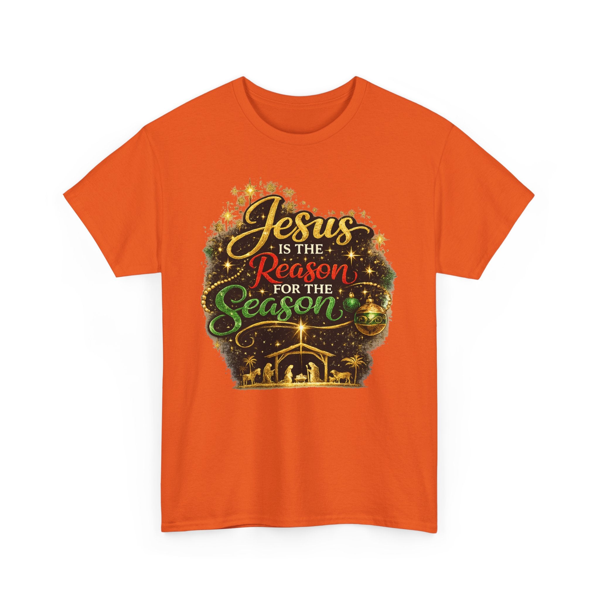 Jesus is the Reason for the Season Shirt – Christian Christmas Tee | Faith Holiday Gift