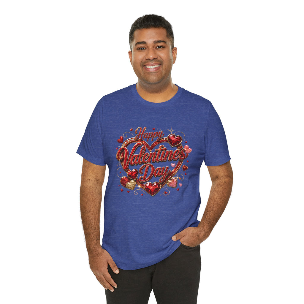 Happy Valentine's Day Glam Heart T-Shirt