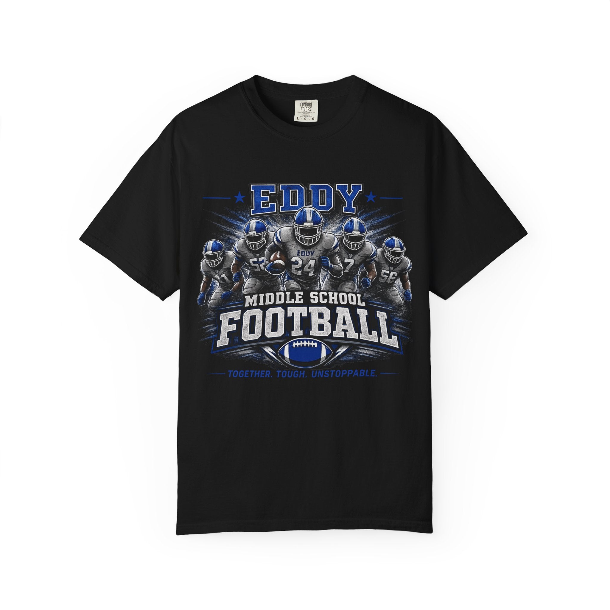 Eddy Middle School Columbus GA Football T-Shirt