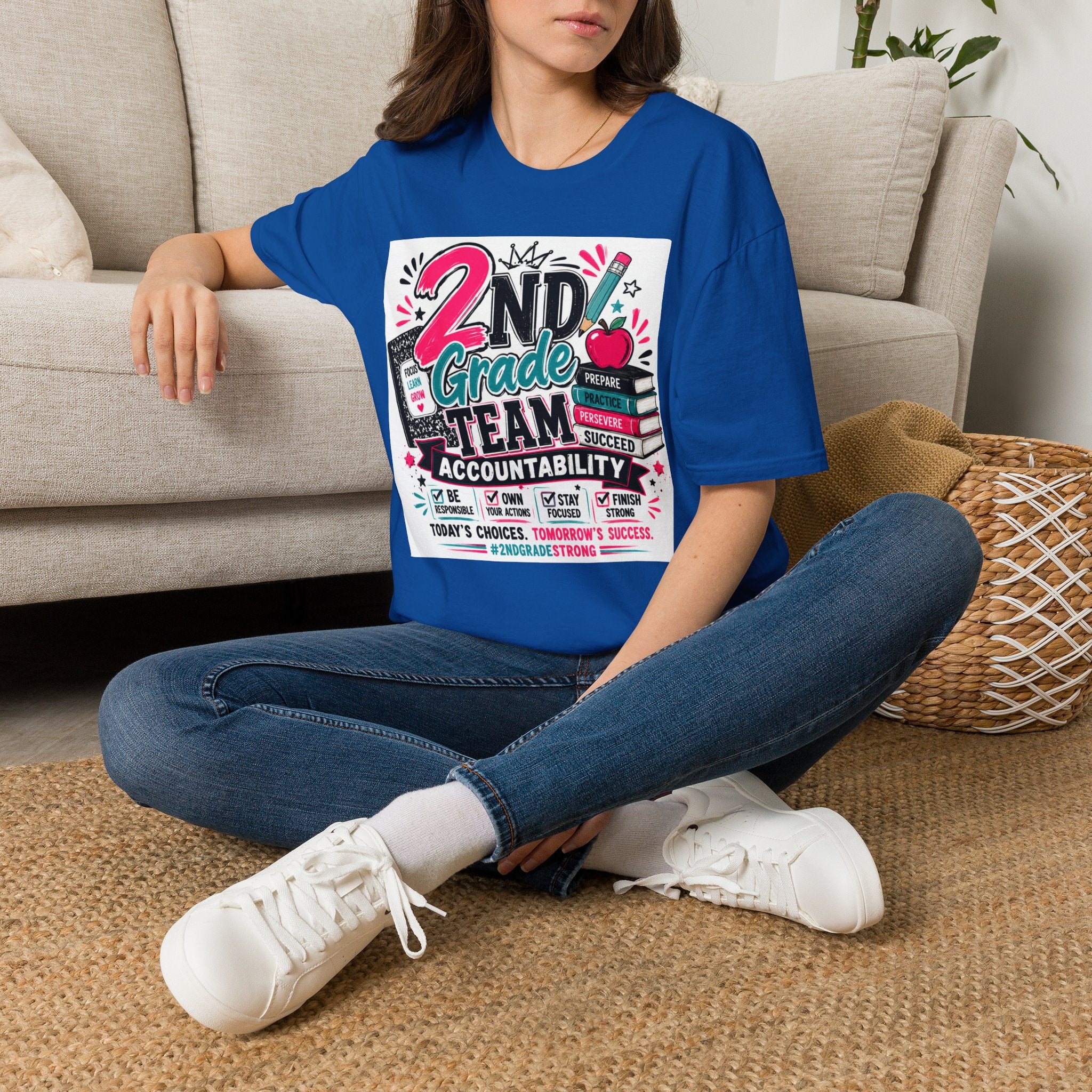 2nd Grade Team T-Shirt — Teacher Appreciation Back-to-School Tee