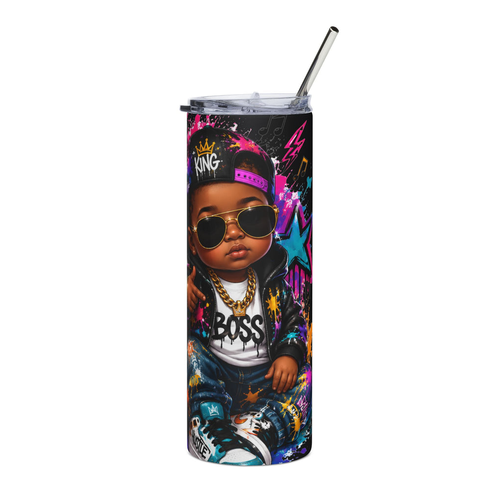 Lil King & Queen Tumbler – Hip Hop Baby Graffiti Graphic Drinkware