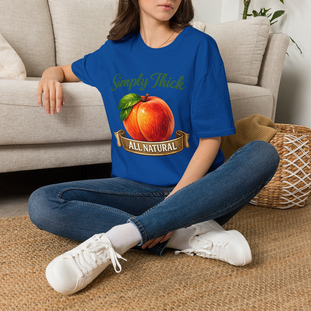 Simply Thick All Natural – Peach Graphic Tee